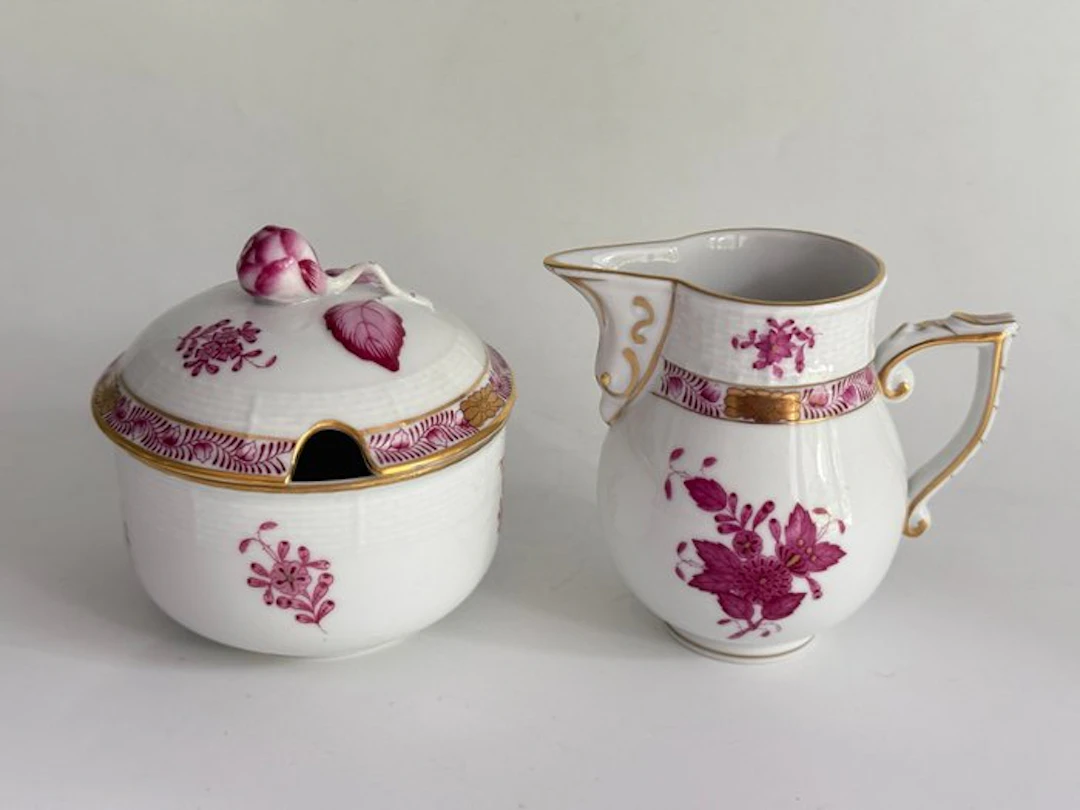 Herend - Creamer - Apponyi Purpur MILCHKÄNNCHEN 635 AP...