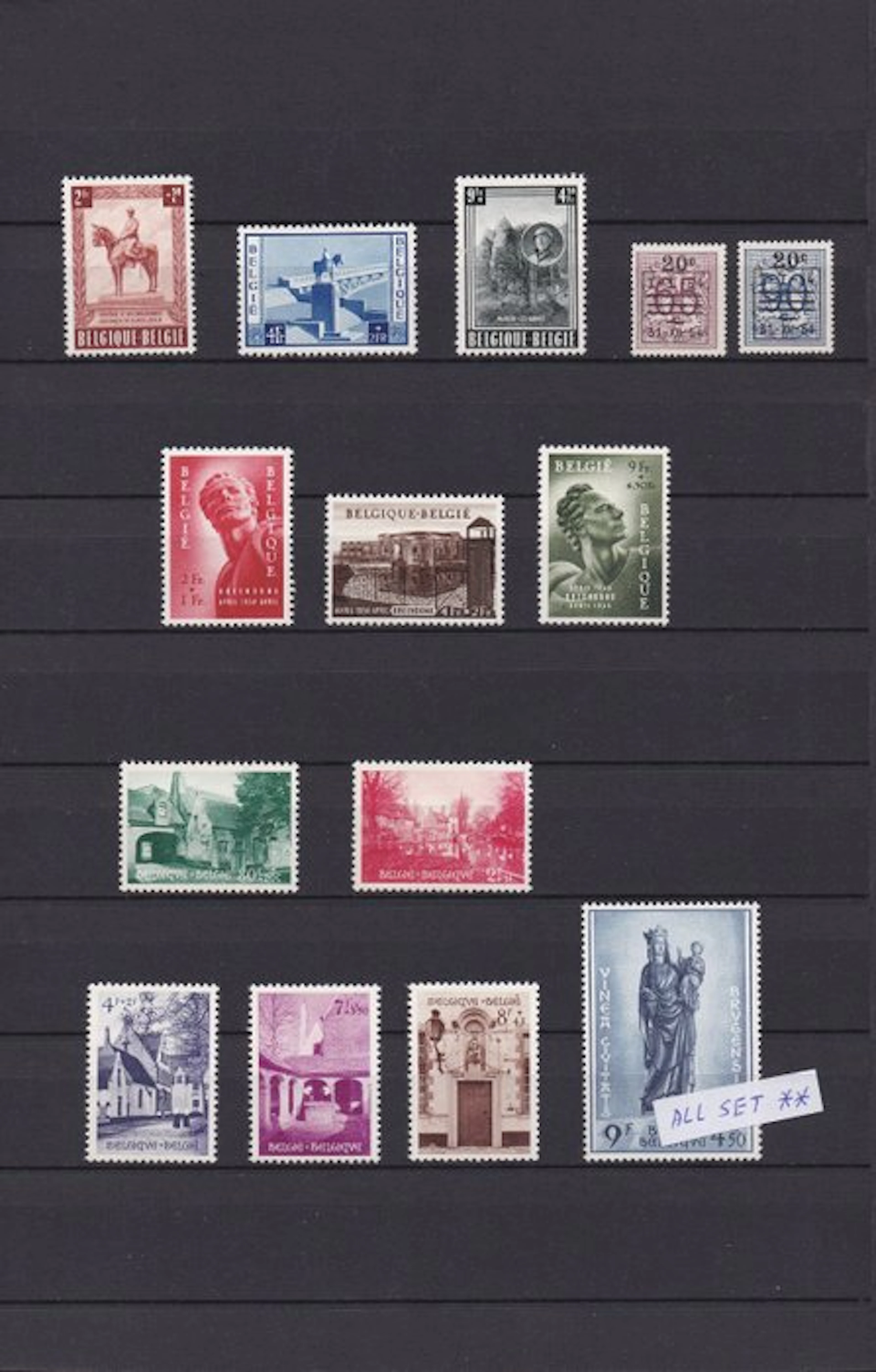 Belgium 1954/1959 - Six full years without Block 31 and...
