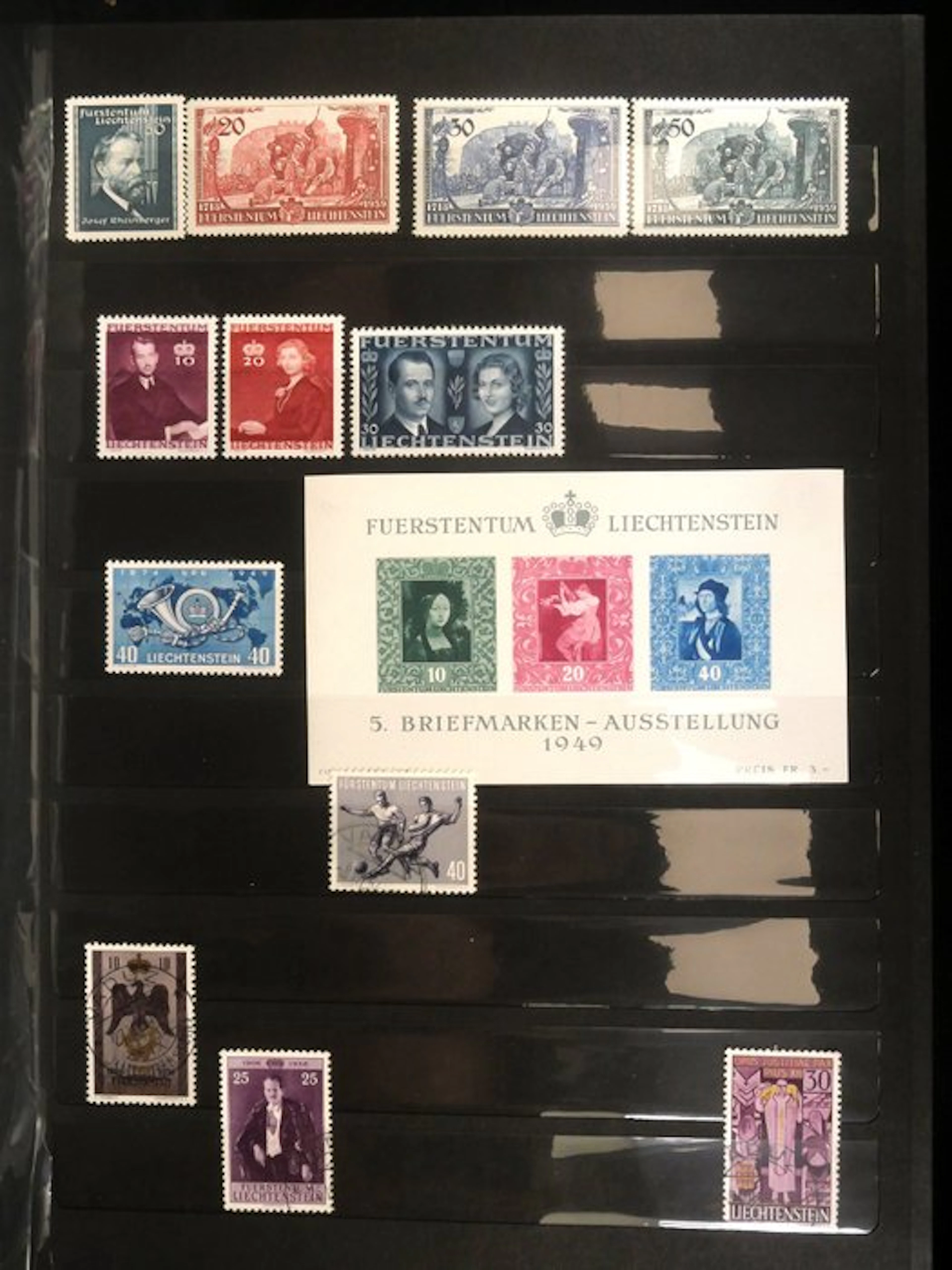 Liechtenstein - Nice collection starting from the 1949 block