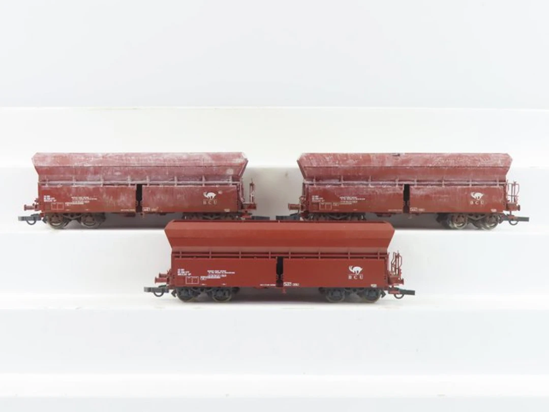 Roco H0 - 47701 - Model train freight carriage (3) - 3x...