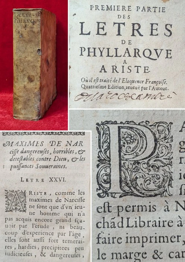 Jean-Louis Guez de Balzac, Jean Goulu - Lettres de Phyllarque à Ariste - 1630