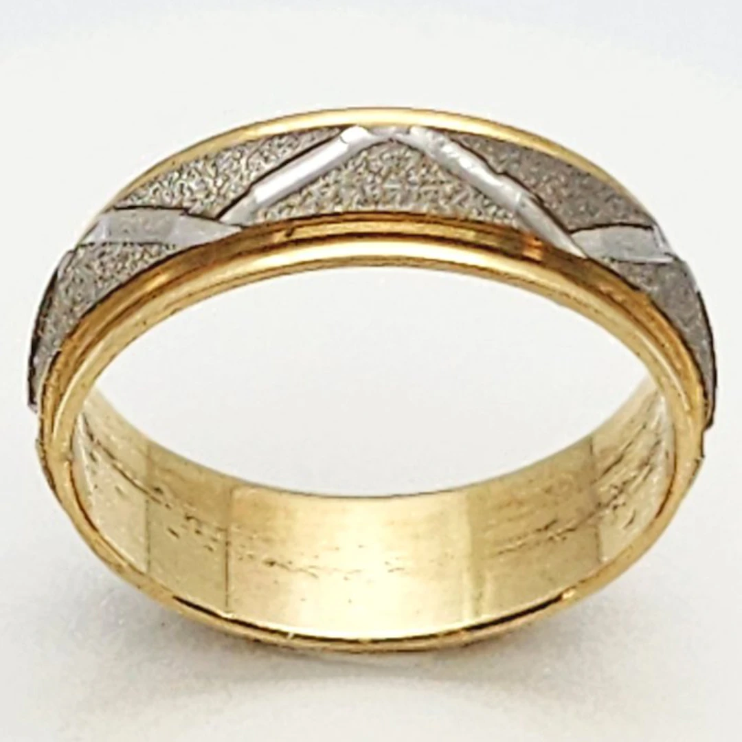 Ring - 18 kt. Yellow gold, White gold