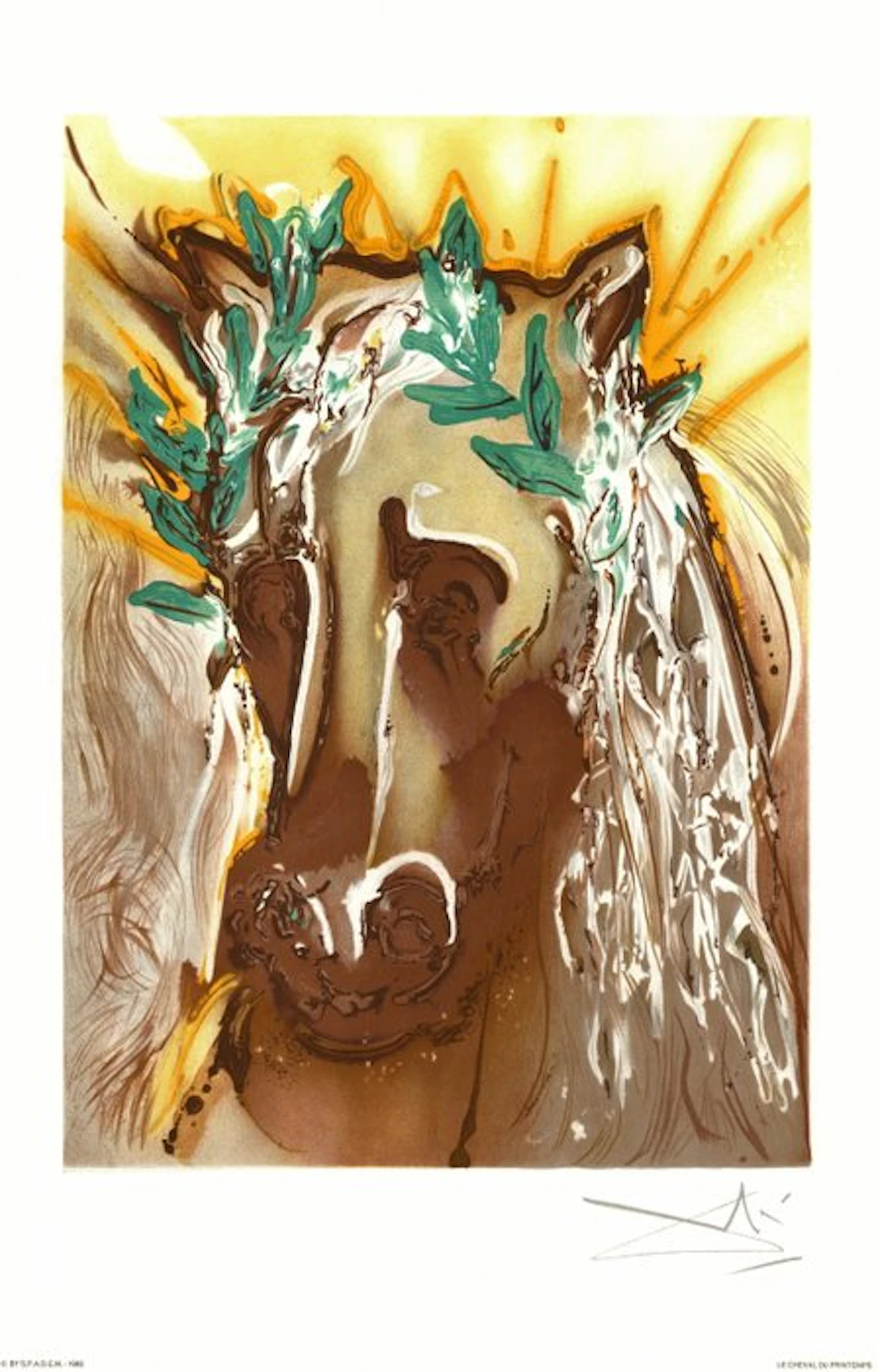 Salvador Dali (1904-1989) - Le cheval du printemps