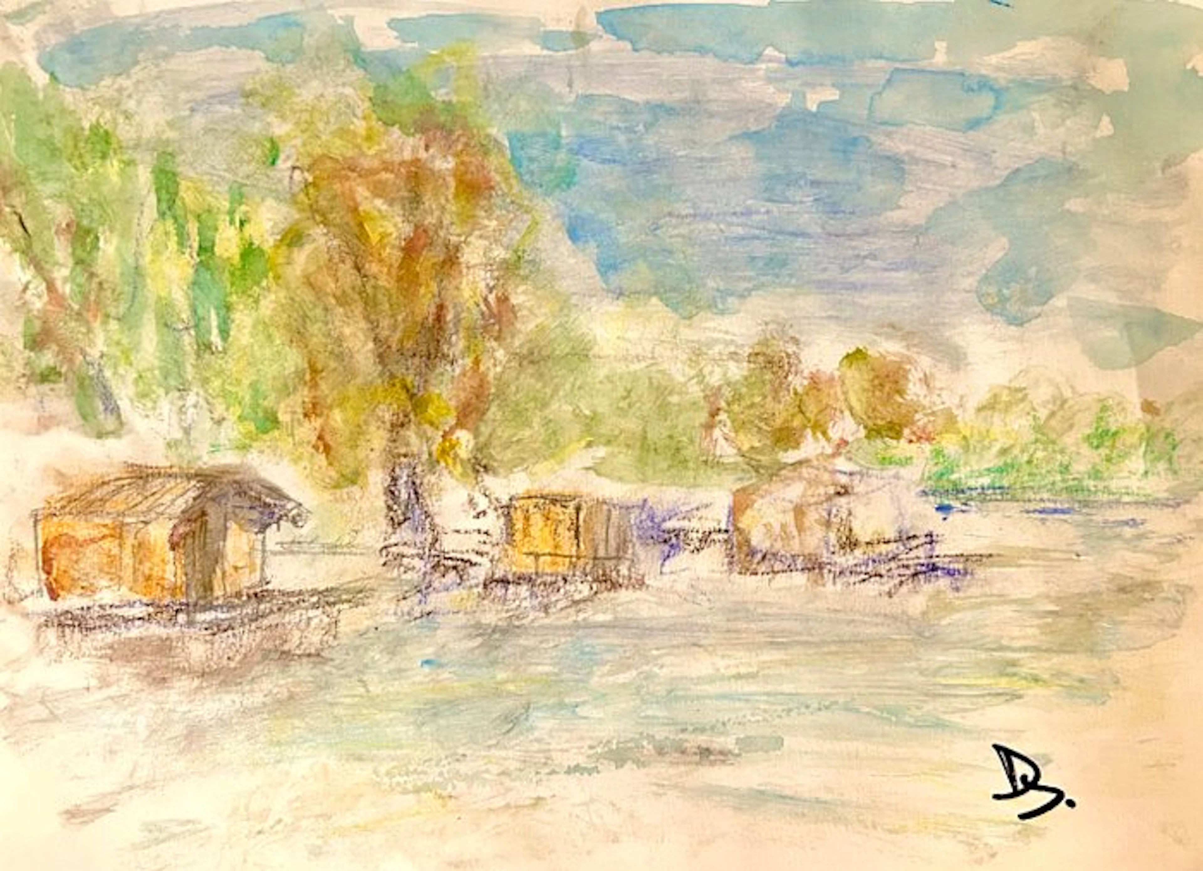 Julien Danaux (XXI) - Mon Paradis en aquarelle