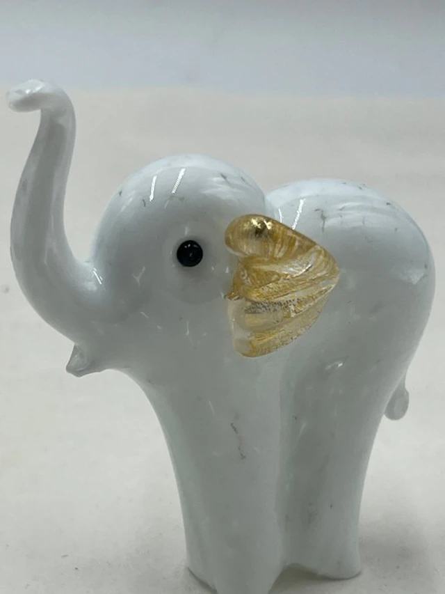 Figurine - Campanella Livio elefante in murrine...