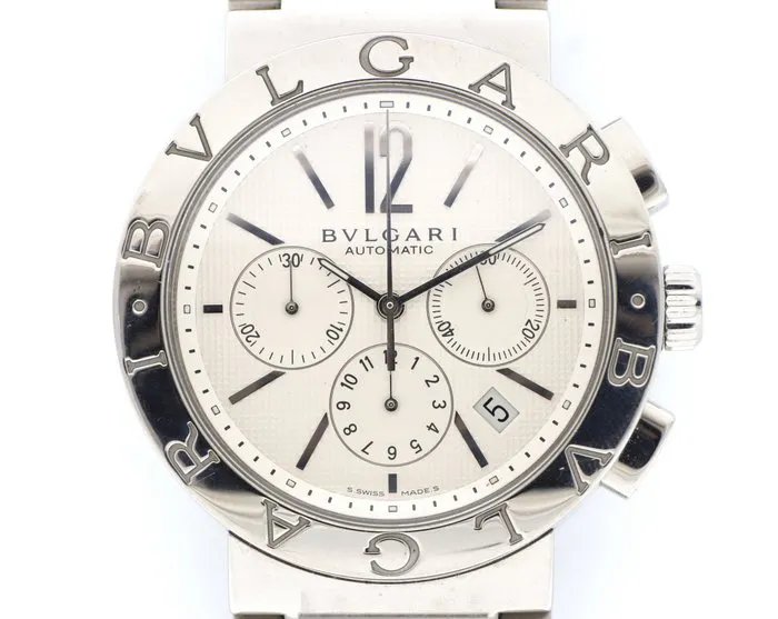 Bvlgari - Bulgari Bulgari Chronograph 42mm Silver Dial...