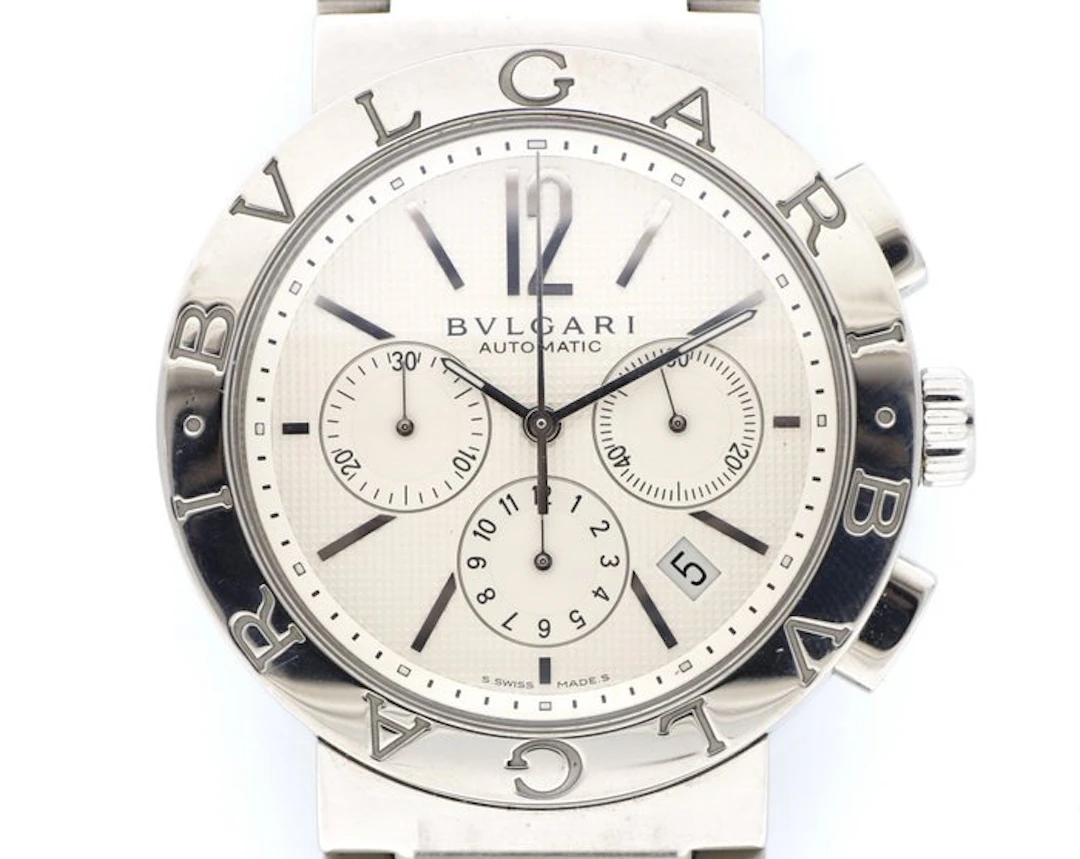 Bvlgari - Bulgari Bulgari Chronograph 42mm Silver Dial...