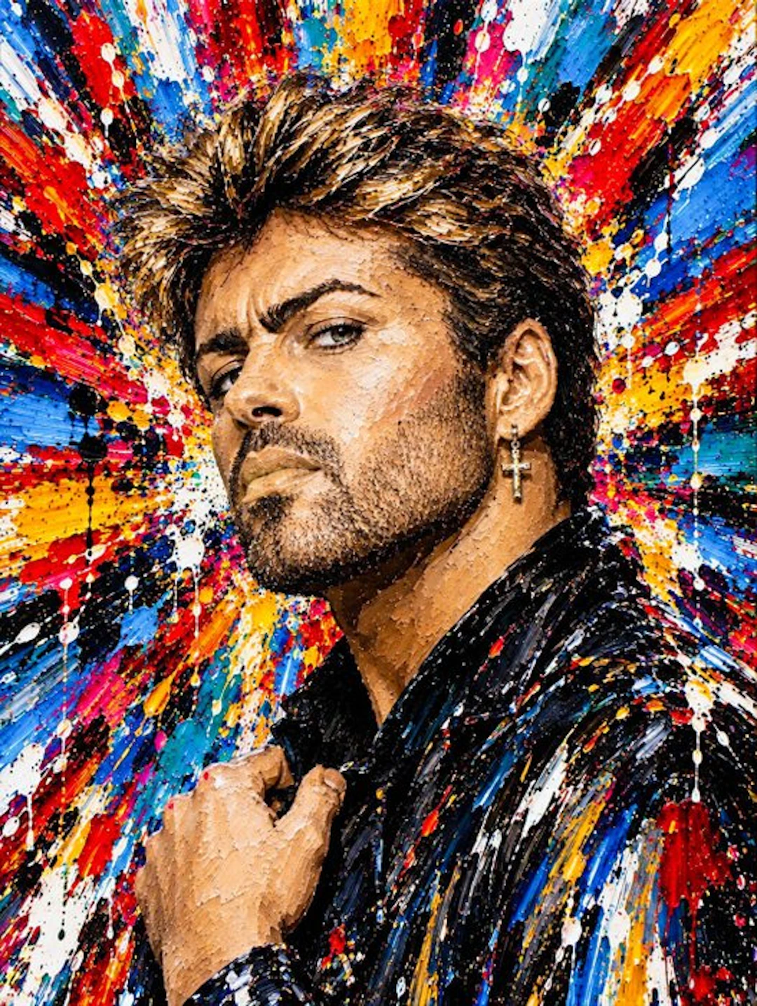 George Michael - 1 copy of 5 - George Michael - ART ICONIC EXPLOSION