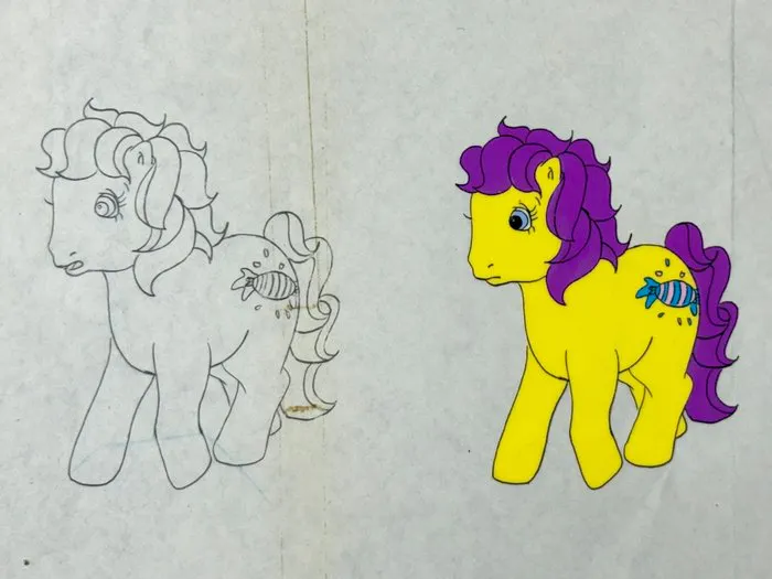 Mlp Animation Process Toei Animation - Original Animation Cel and Drawing - My Little Pony ...