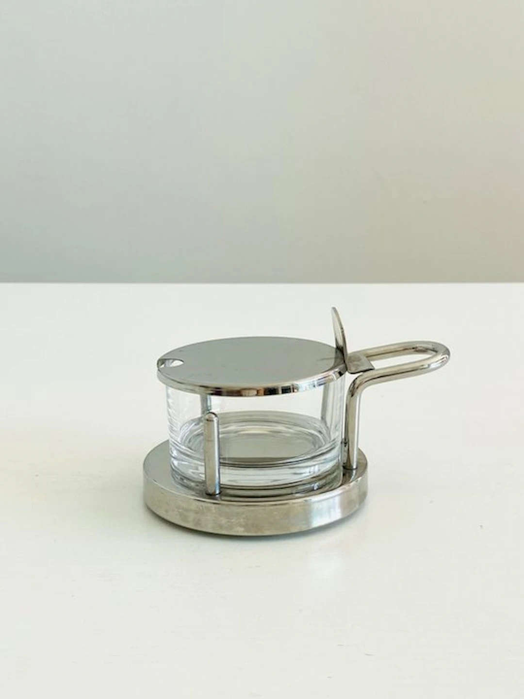 Alessi - Ettore Sottsass - Kitchen container - 5071 Parmesan Cellar - Glass