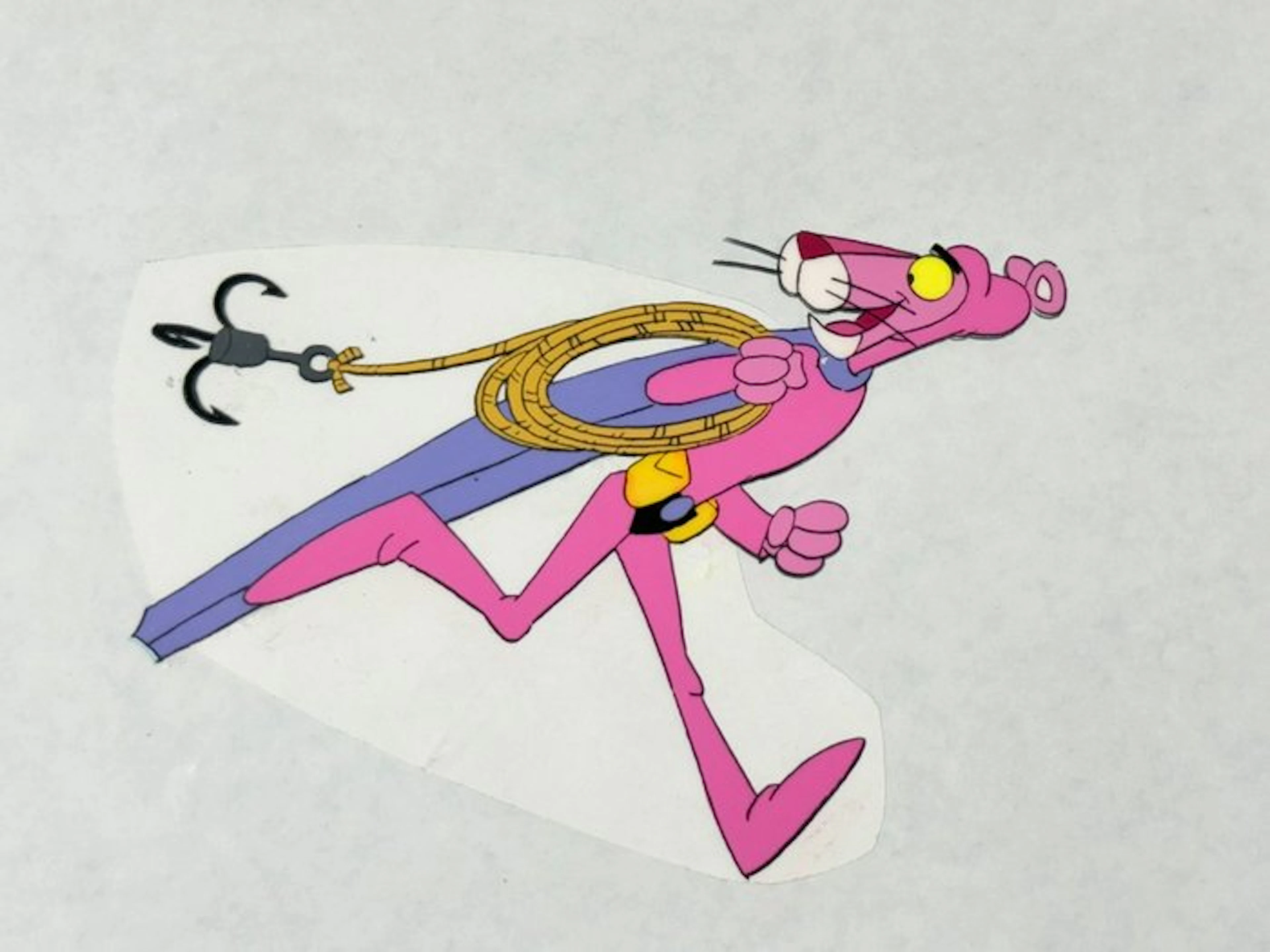 Friz Freleng - Original animation cel and drawing of Pink...
