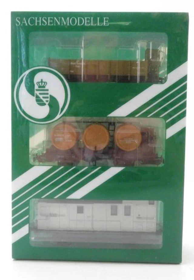 Sachsenmodelle H0 - 14107 - Model train freight wagon set (1) - DB