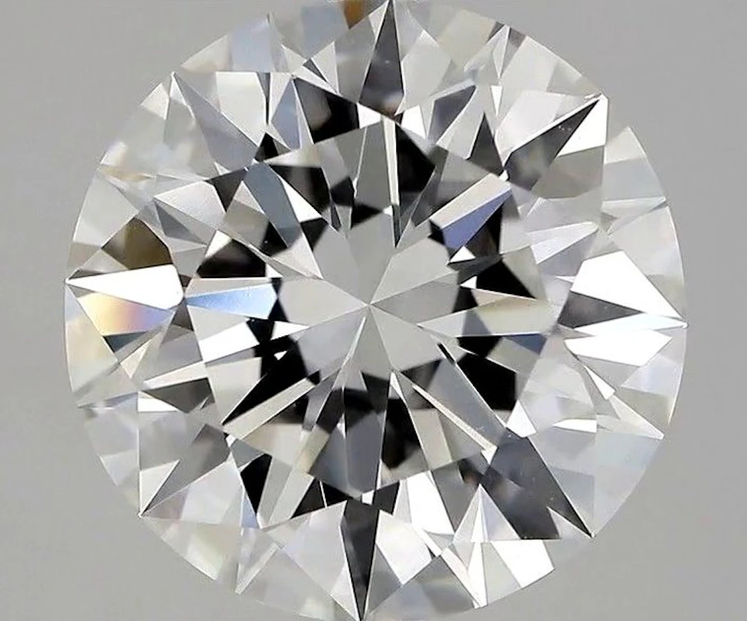 1 pcs Diamond (Natural) - 3.01 ct - Round - E - VVS2 - HRD Antwerp - *VG*