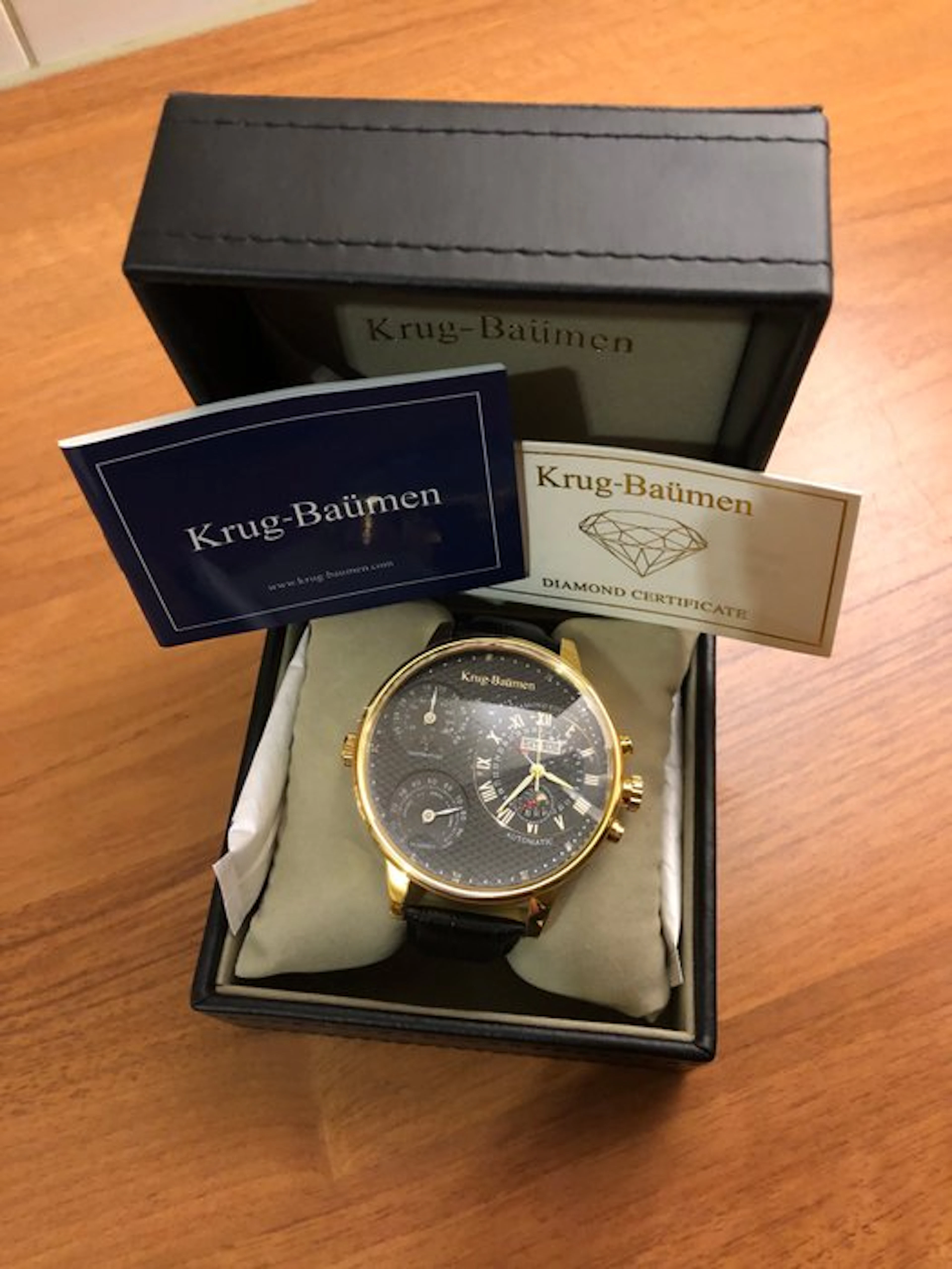 Krug Baumen - Dress Watch Diamond Collection - No reserve...