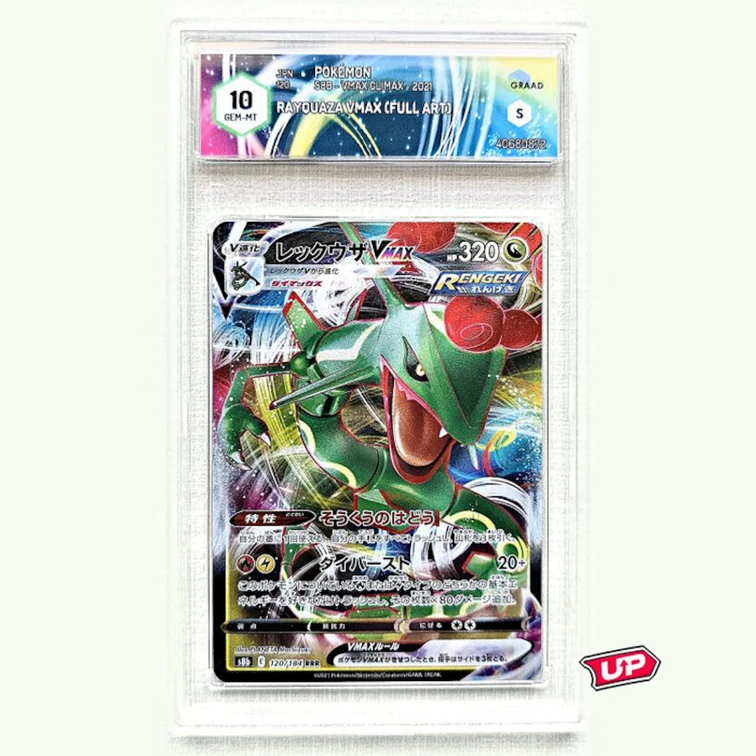 Pokémon Graded card - Pokémon - Rayquaza VMAX (Full Art) RRR - Graad 10