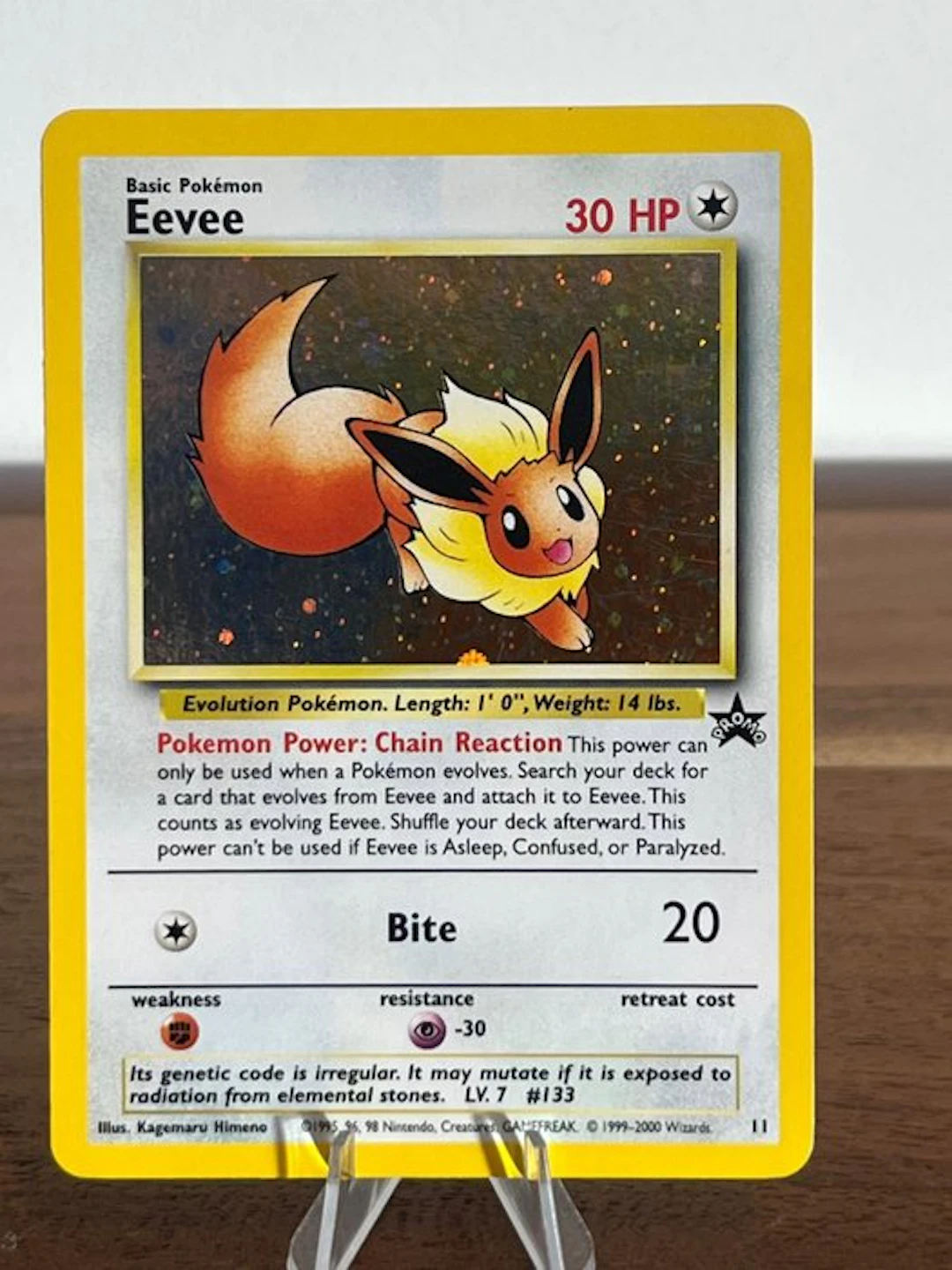 Pokémon - 1 Card - Eevee 11 Foil, Promo card - Various sets