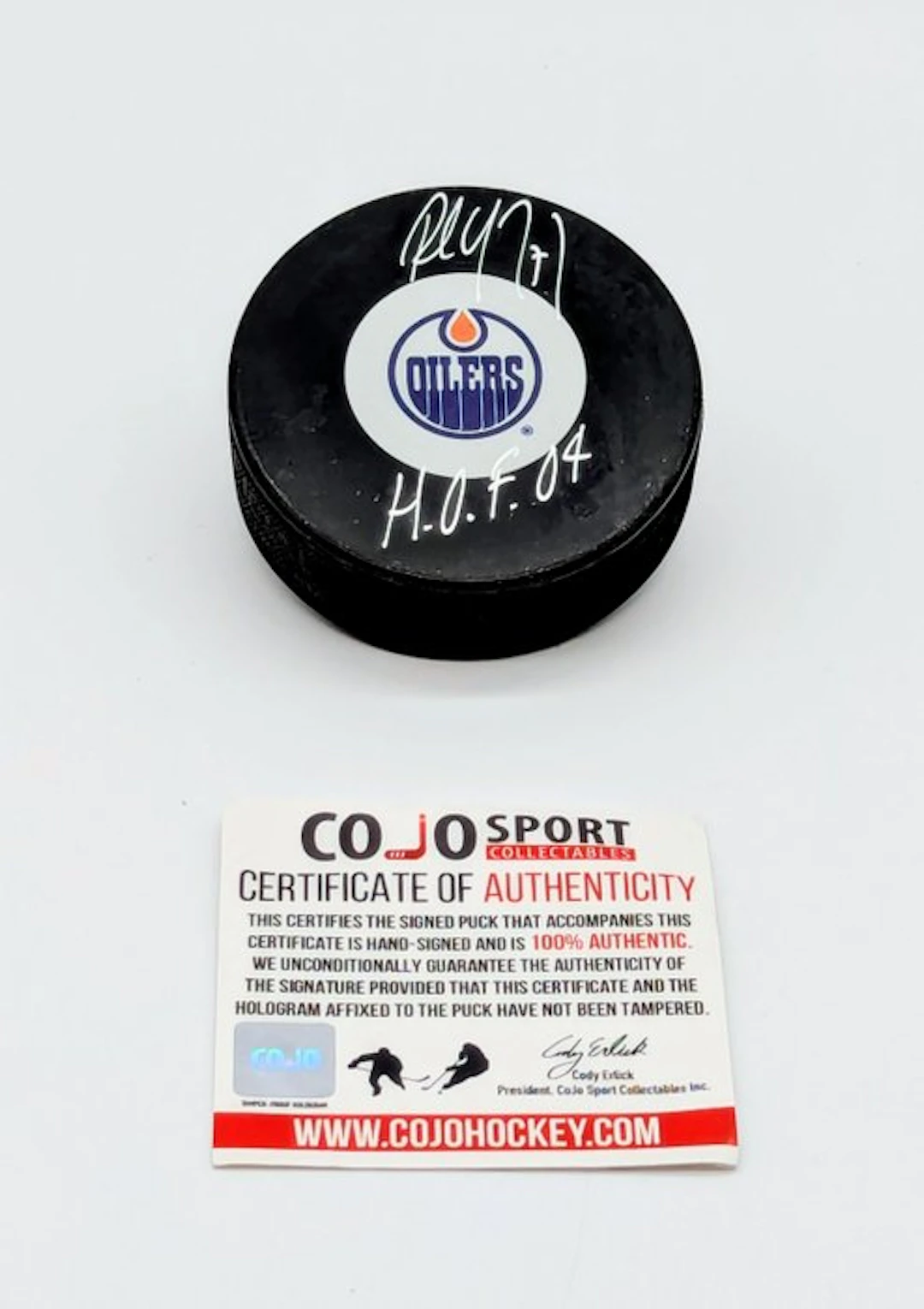 Edmonton Oilers - Paul Coffey - Signed NHL Edmonton...