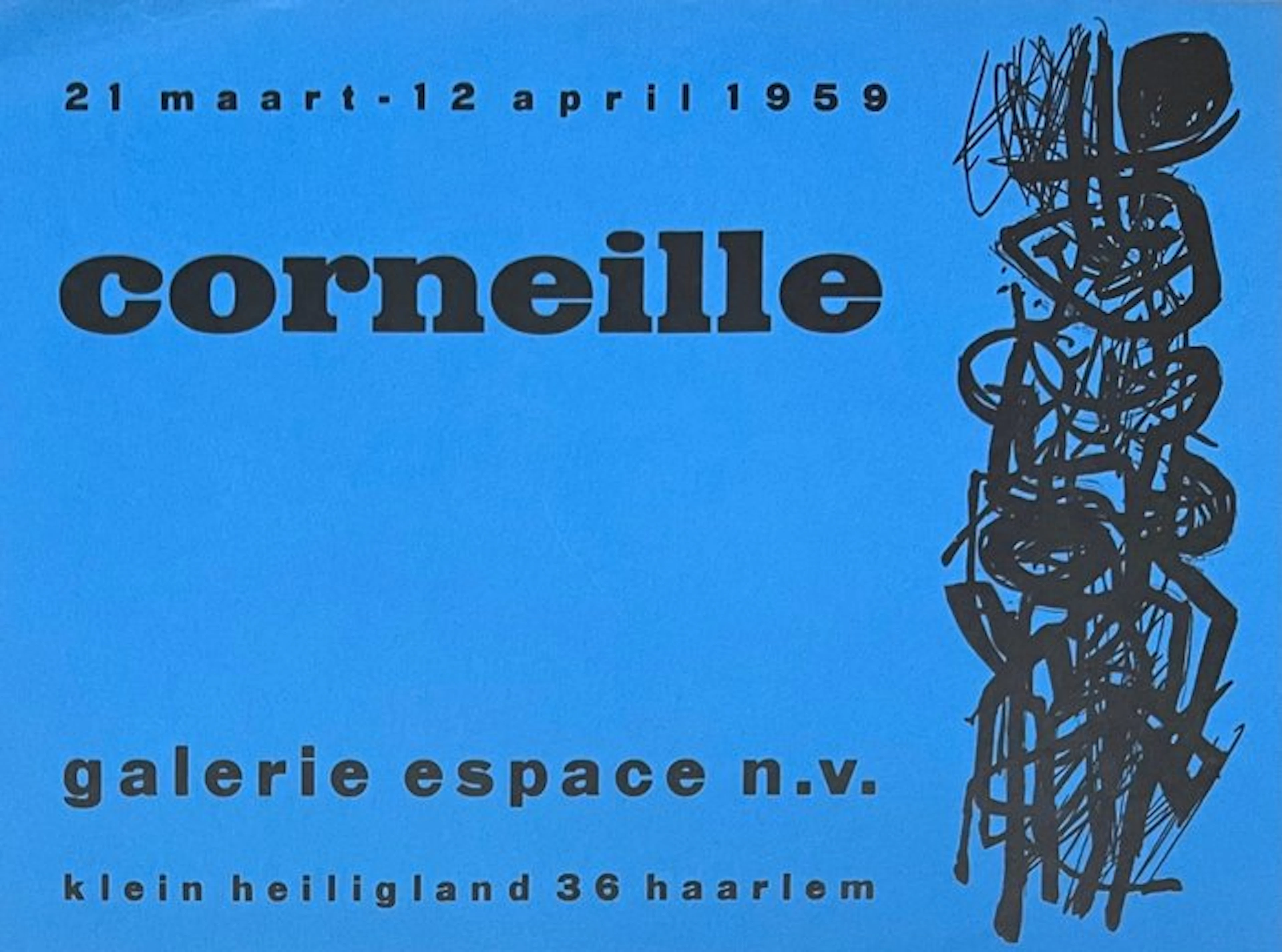 Guillaume Corneille (1922-2010)) - Rare affiche...