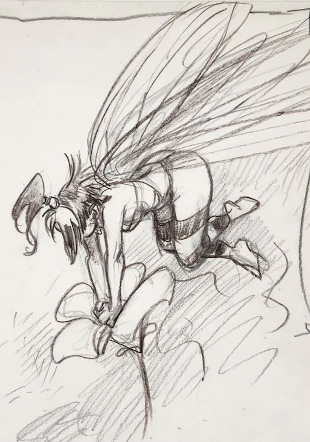Loisel, Régis - 1 Original preliminary drawing - Peter Pan - 1996