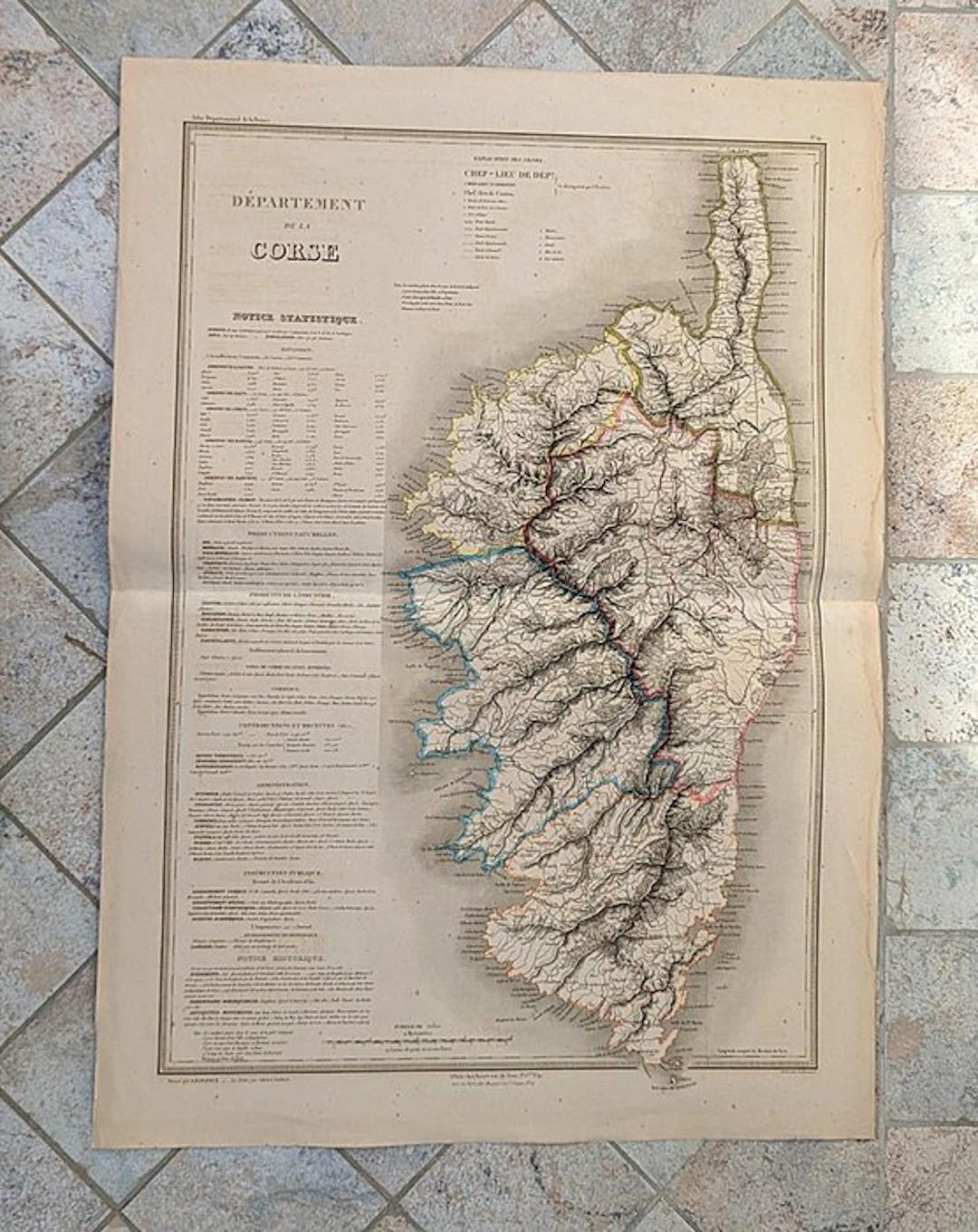 France - Atlas of the departments of France; A.H DOUFOUR...