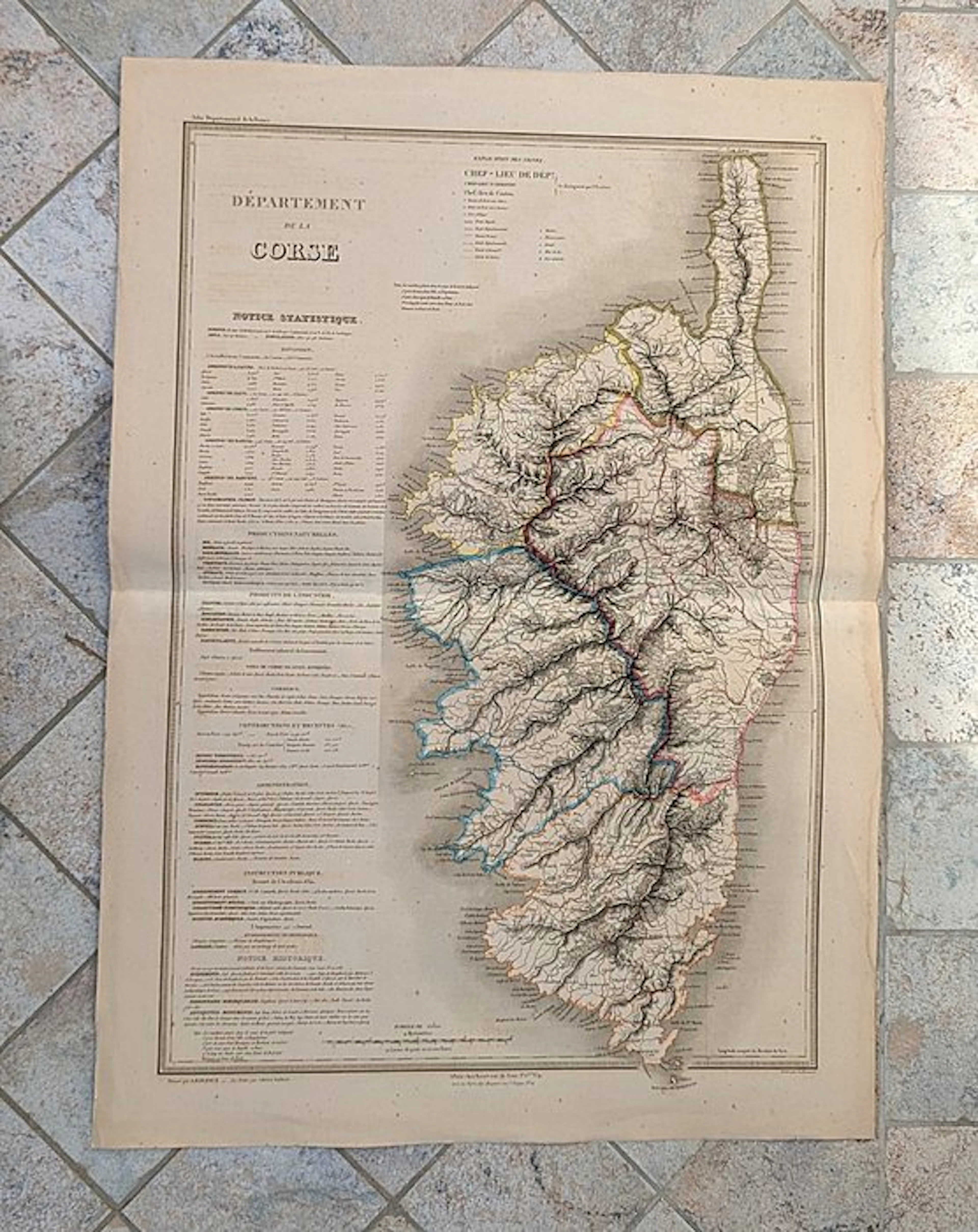 France - Atlas of the departments of France; A.H DOUFOUR...