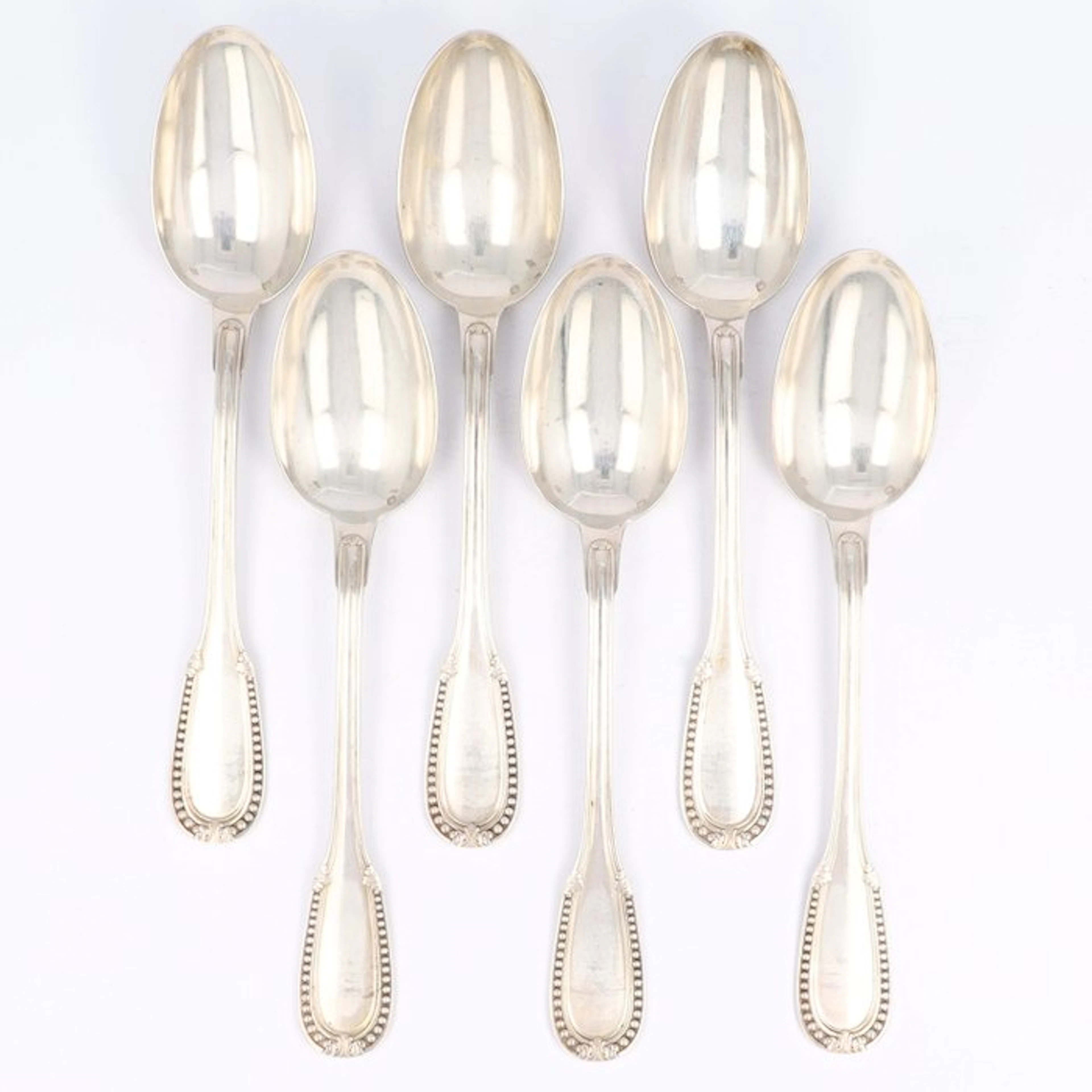 Emile Puiforcat - Model Perles (Louis XVI) - Dinerlepels...