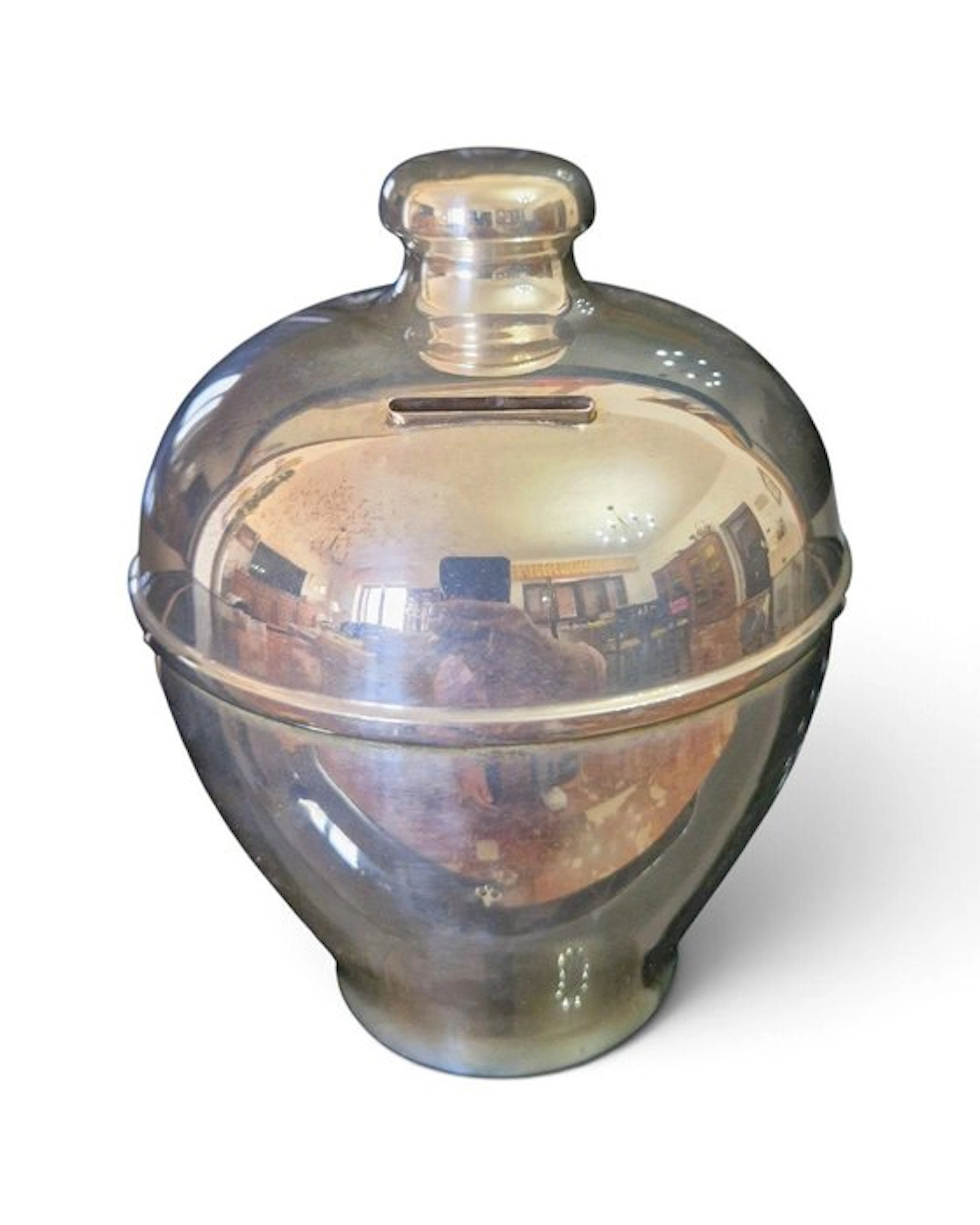 Money box - .800 silver - 800 Silver Piggy Bank