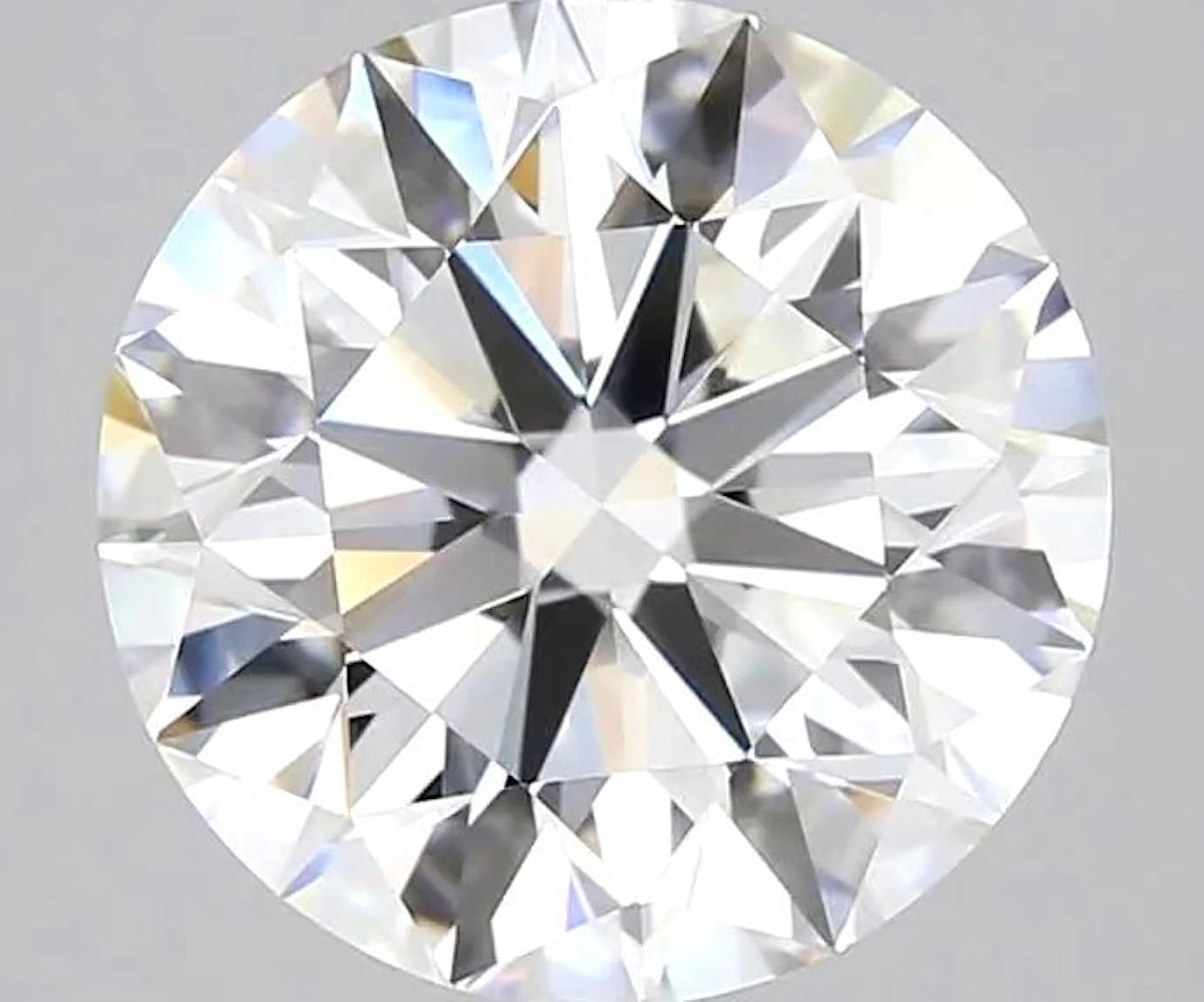 1 pcs Diamond (Natural) - 4.01 ct - Round - H - VVS1...