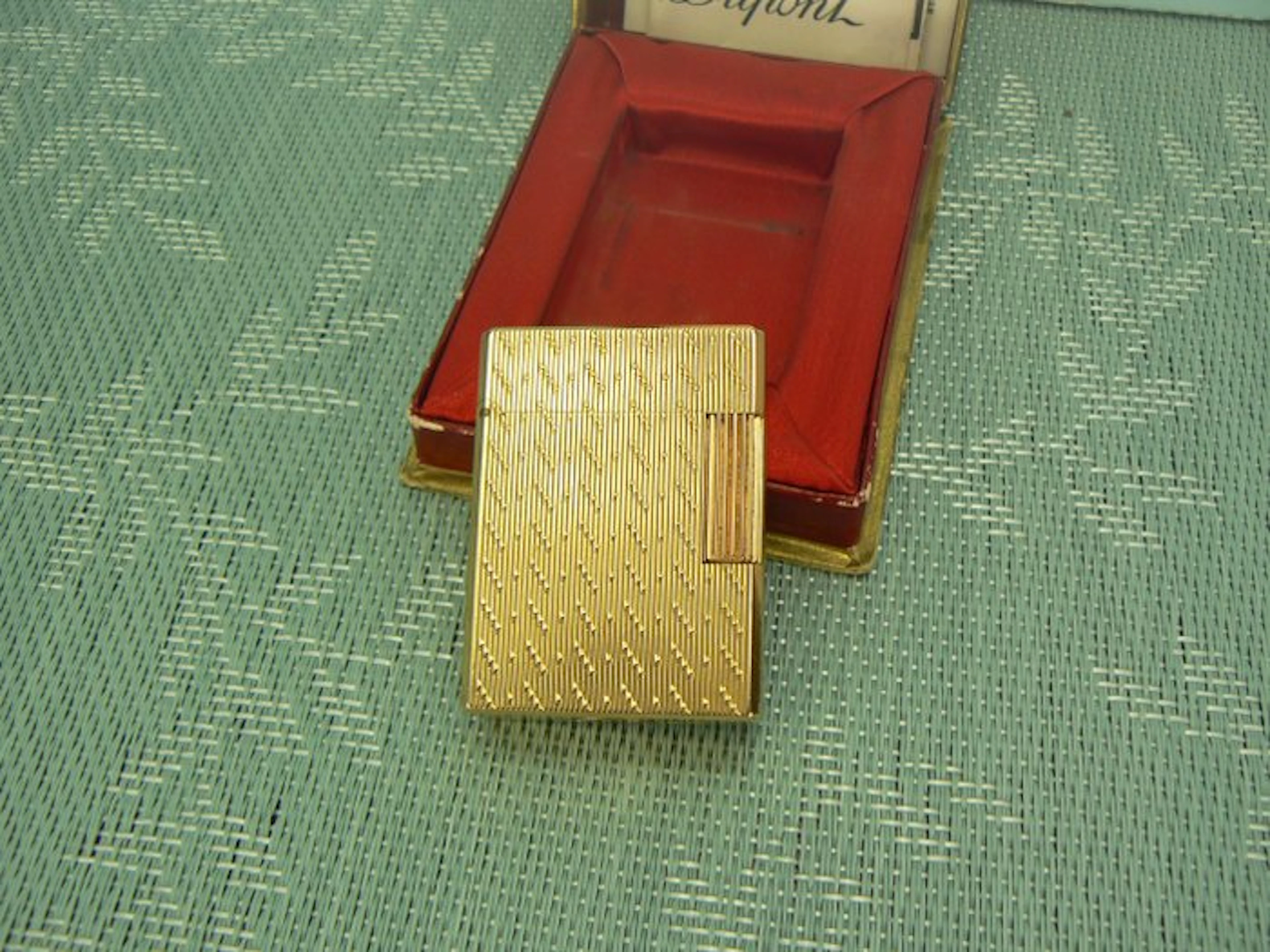 S.T. Dupont - Line 1 - Pocket lighter - Gold-plated