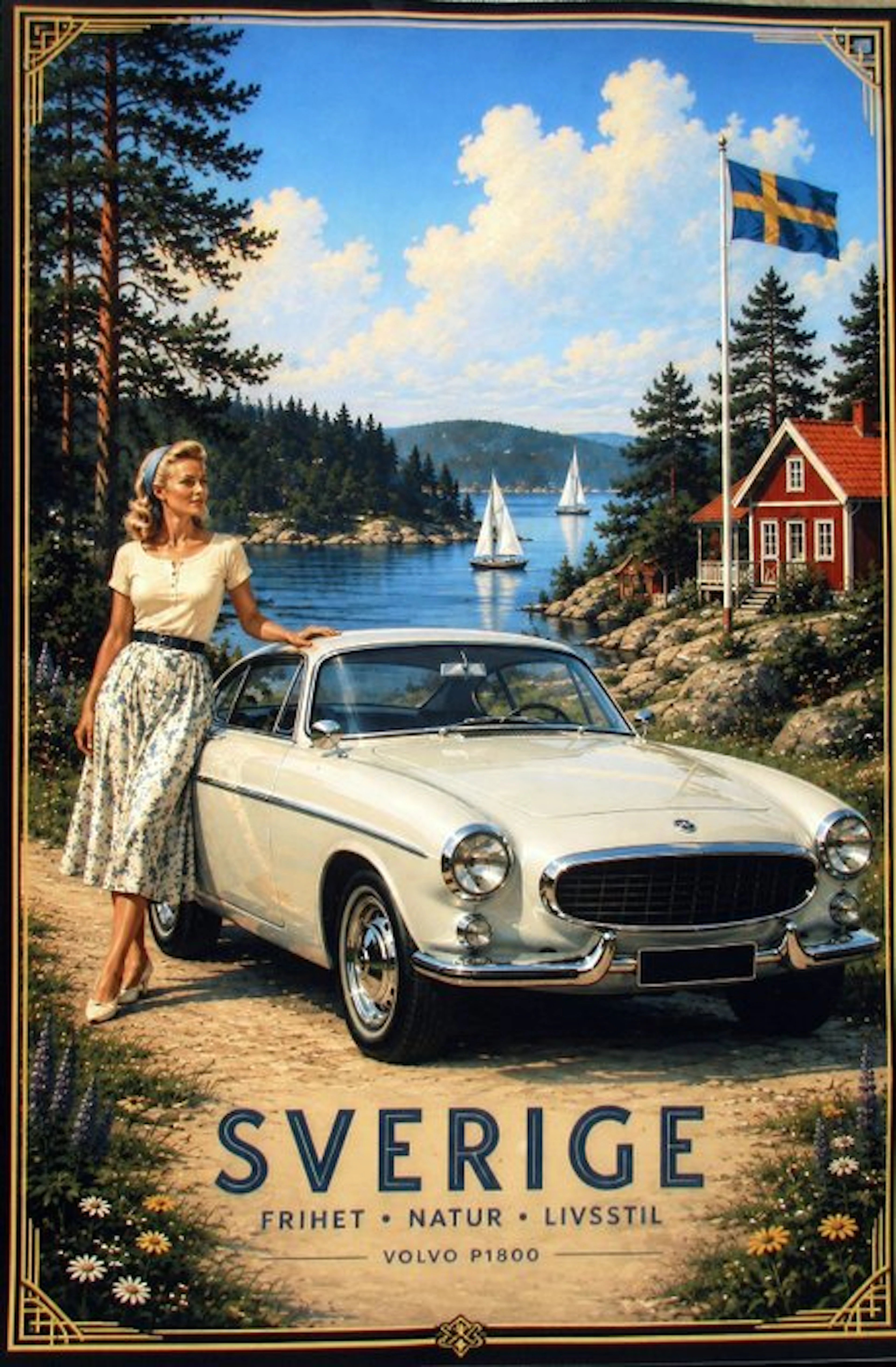 Volvo 1800S - Sverige - Design Studio 1954 - Volvo