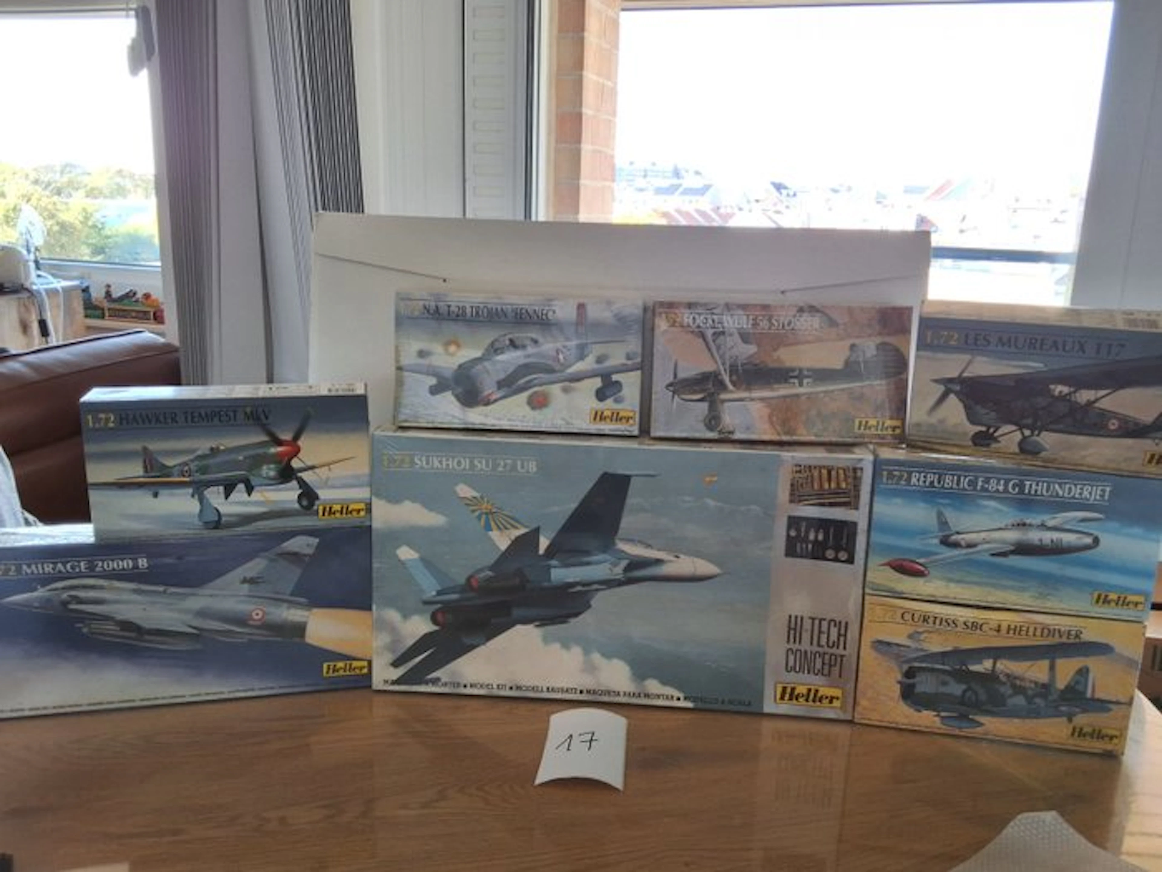 Heller 1:72 - Model kit (8) - Hawker Tempest MkV; Mirage...