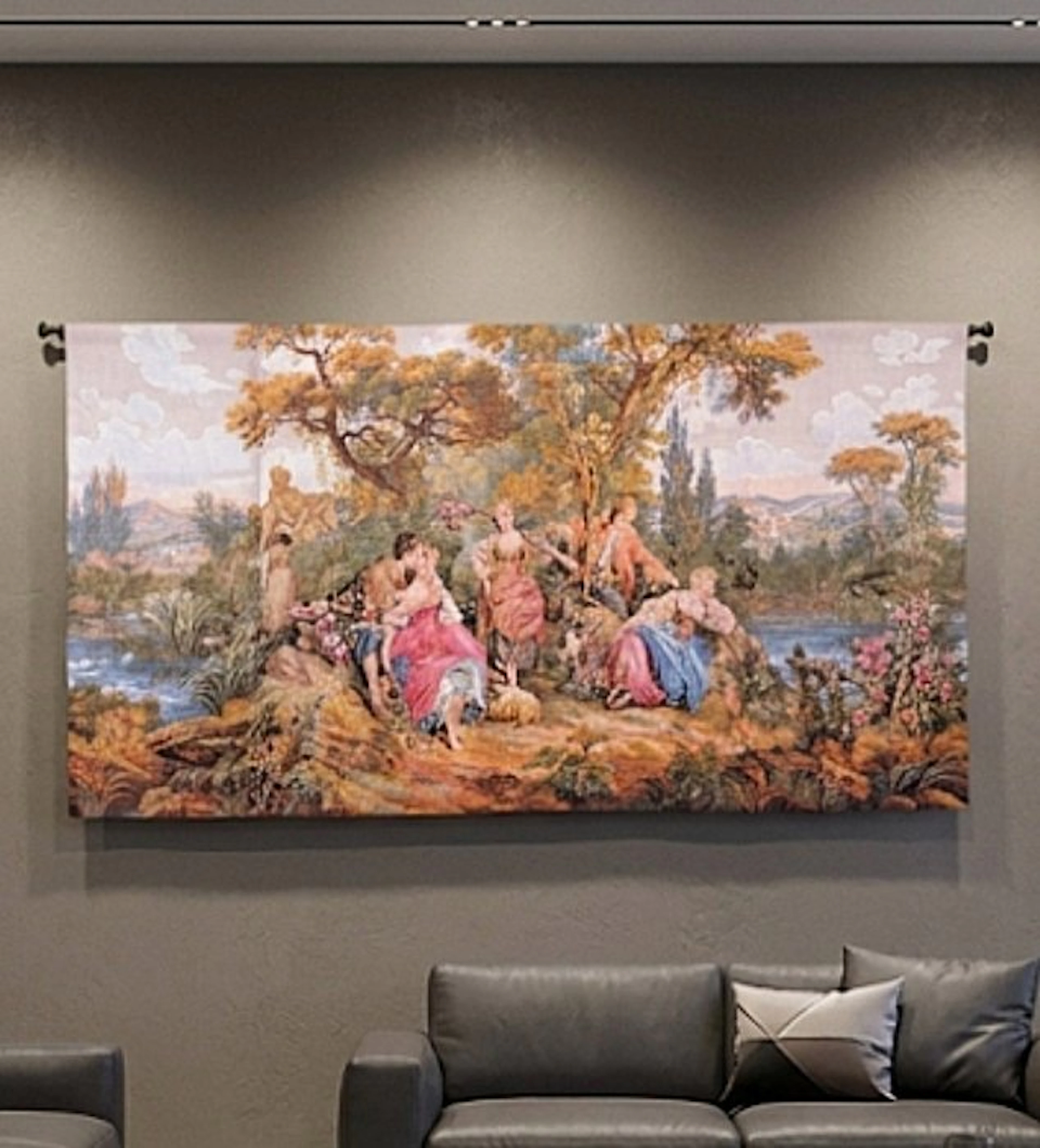 Panneaux gobelins Jules pansu Genteel Scene Pastoral...