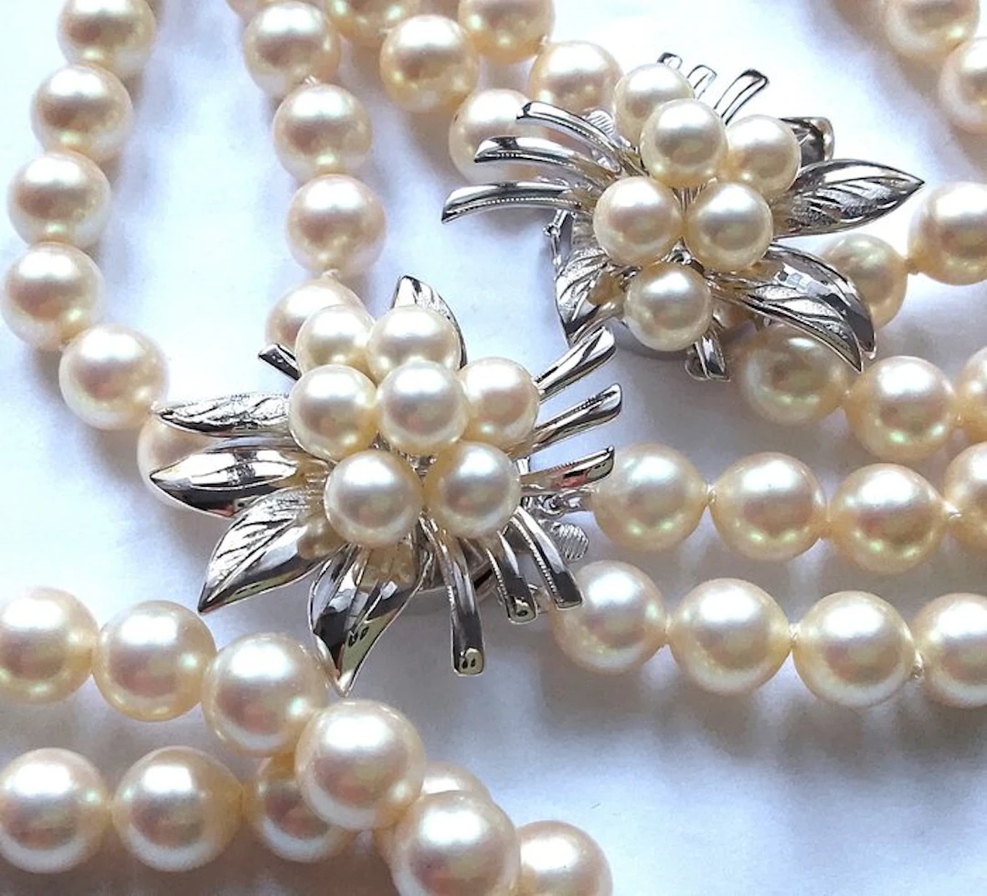 No reserve price - 2 piece jewellery set 925 silver - 8...