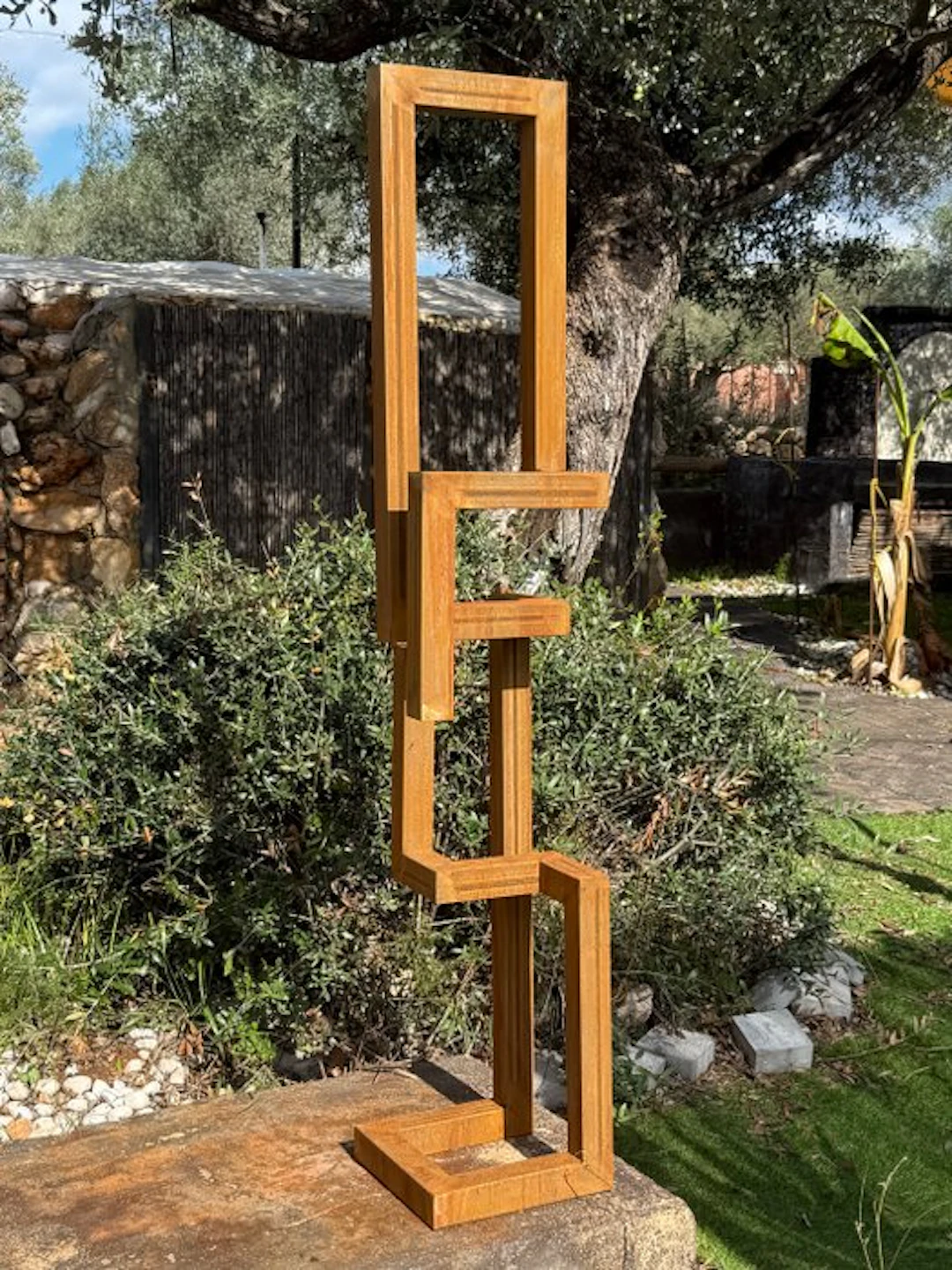 Ana Lucia B.M - Sculpture Corten - XXL - NO Reserve
