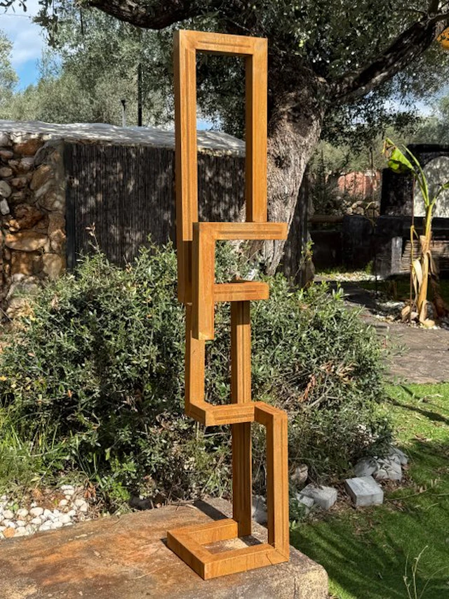 Ana Lucia B.M - Sculpture Corten - XXL - NO Reserve