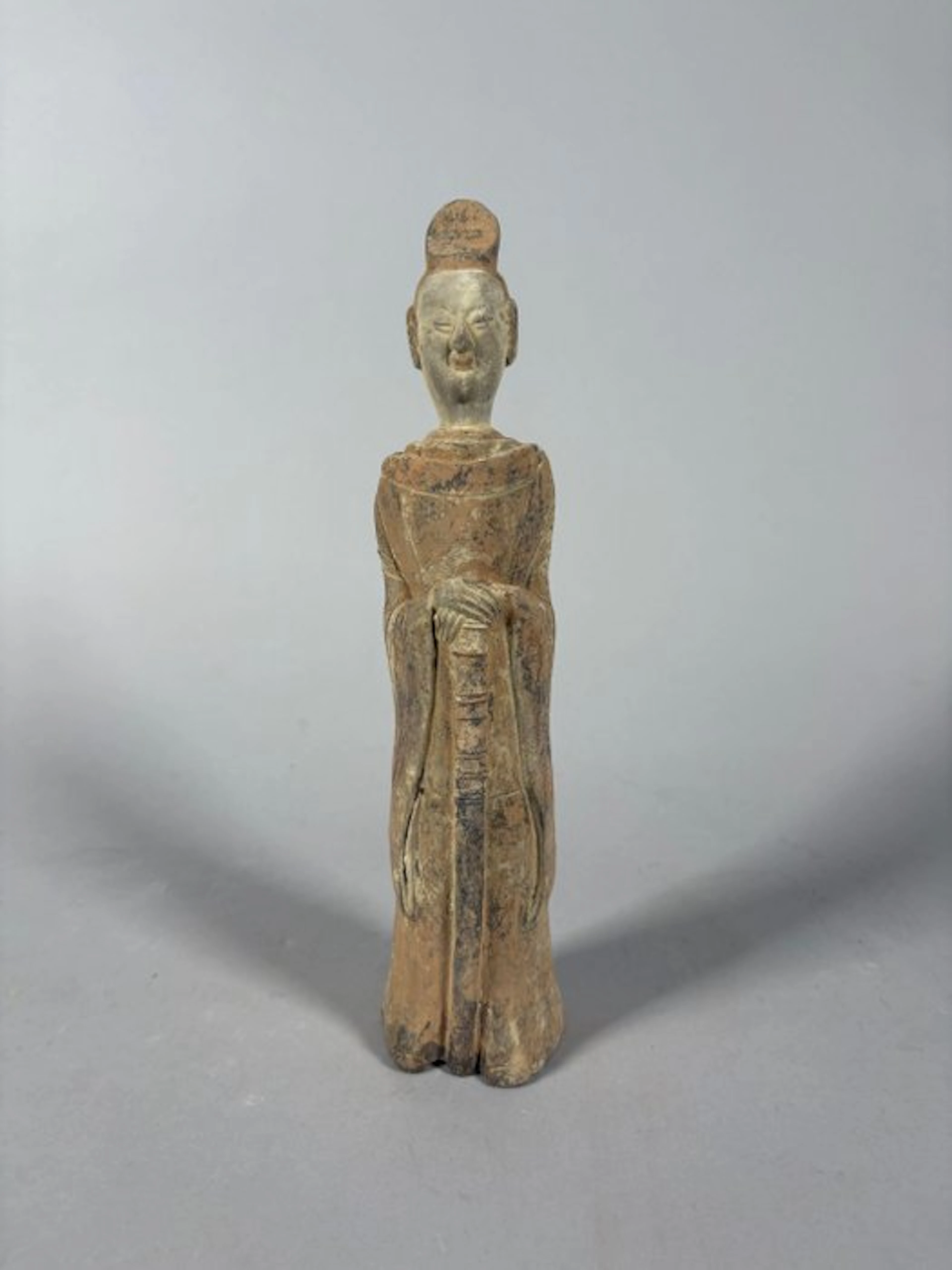 Ancient Chinese, Tang Dynasty Terracotta Mingqi - 27 cm