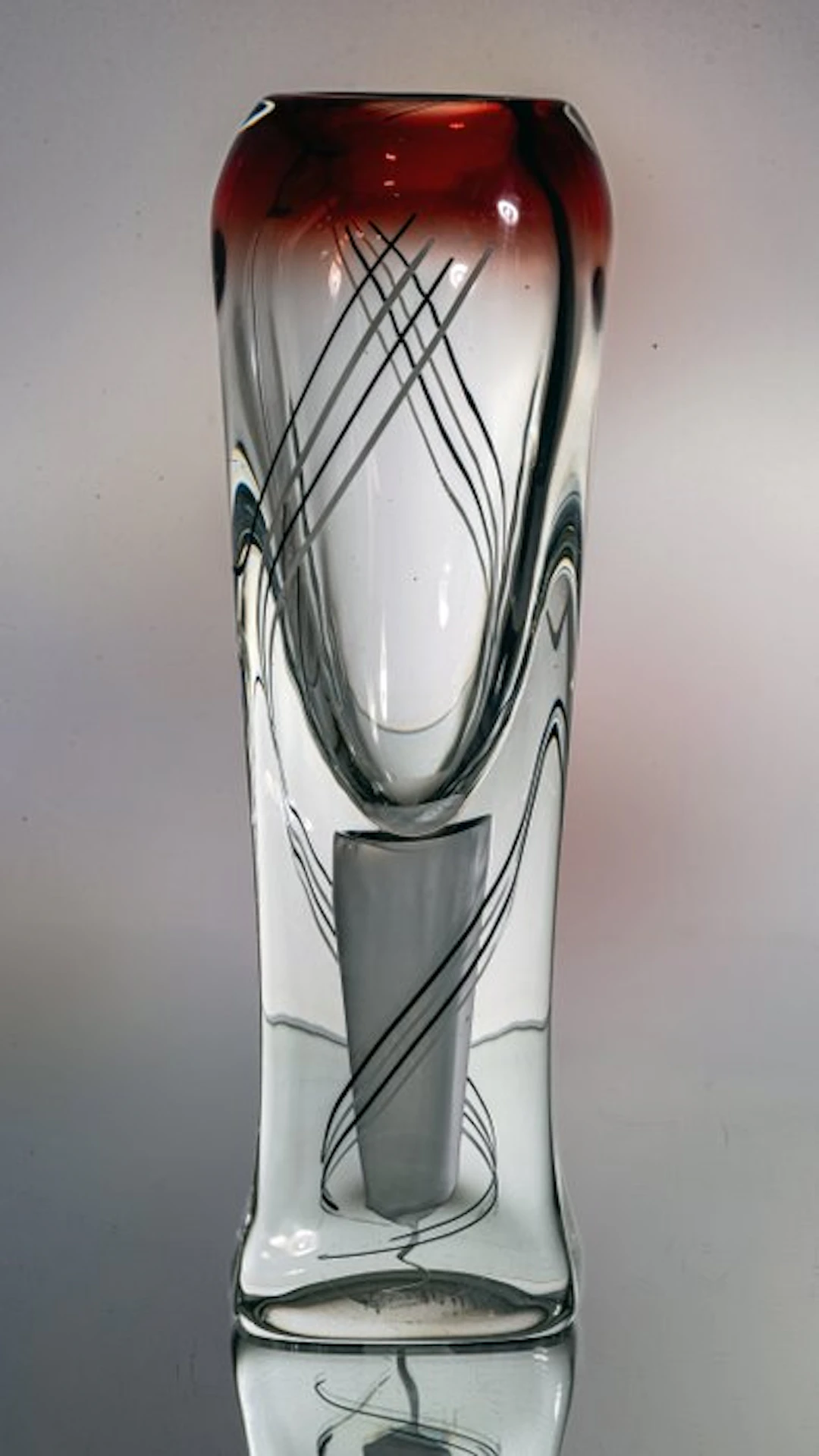 Adam Jablonski - Jar - Artist's vase (1990) - Signed...