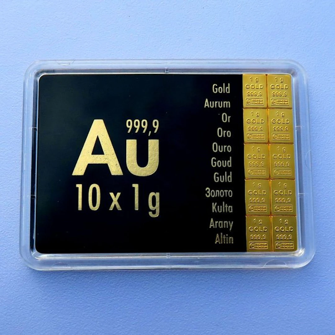 10 grams - Gold .999 - ESG / Valcambi SA - With certificate