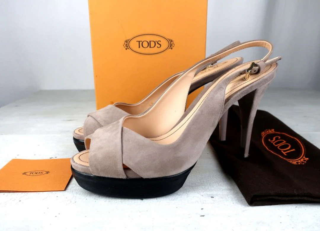TOD'S - Slingback Pumps - Pumps - Size: EU 38