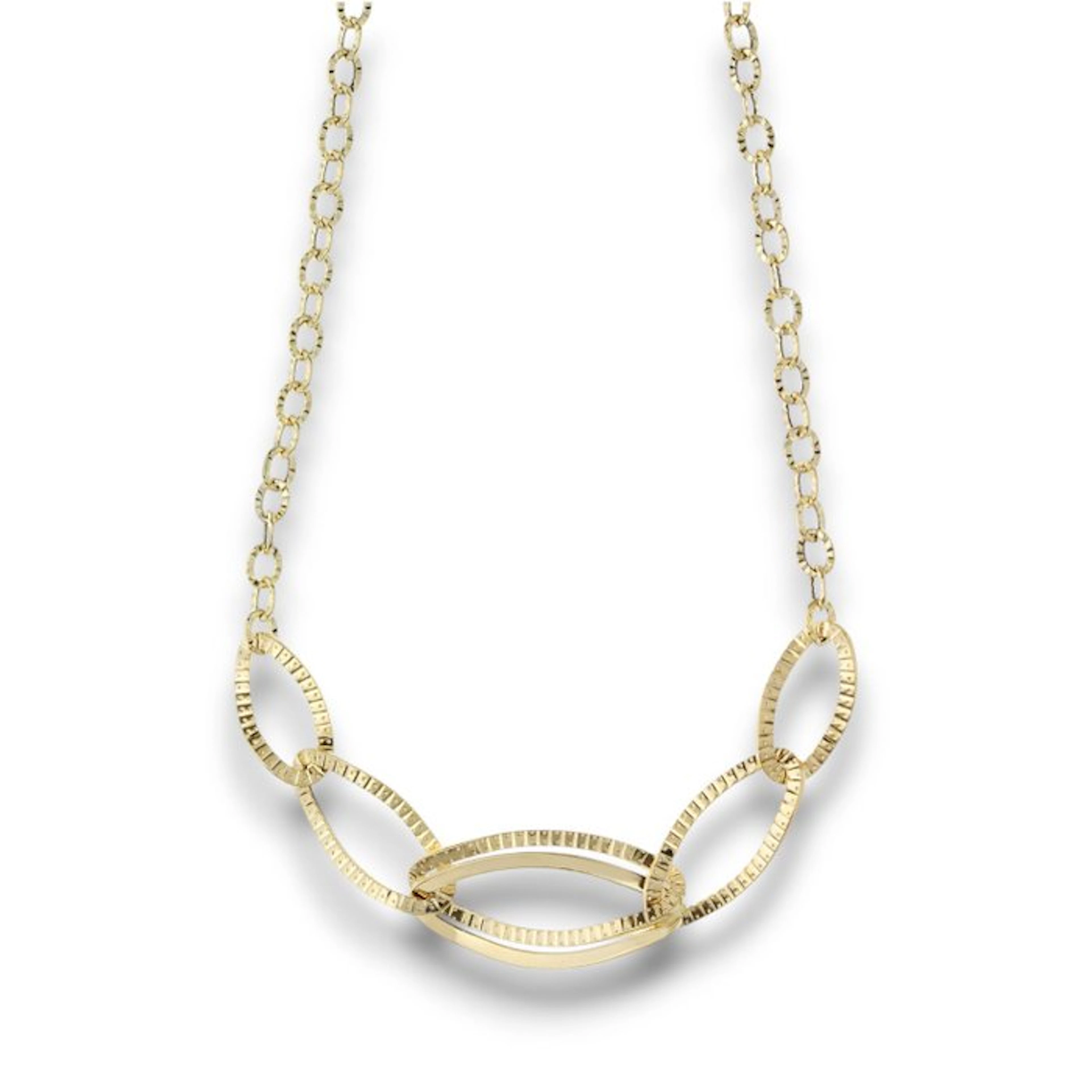 Necklace - 18 kt. Yellow gold - Cable chain choker, 5.3 g