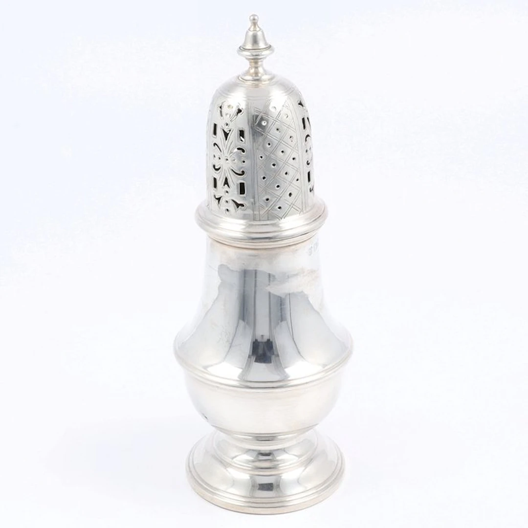 Henry & Arthur Vander (London 1927) - Strooibus - Caster - .925 silver