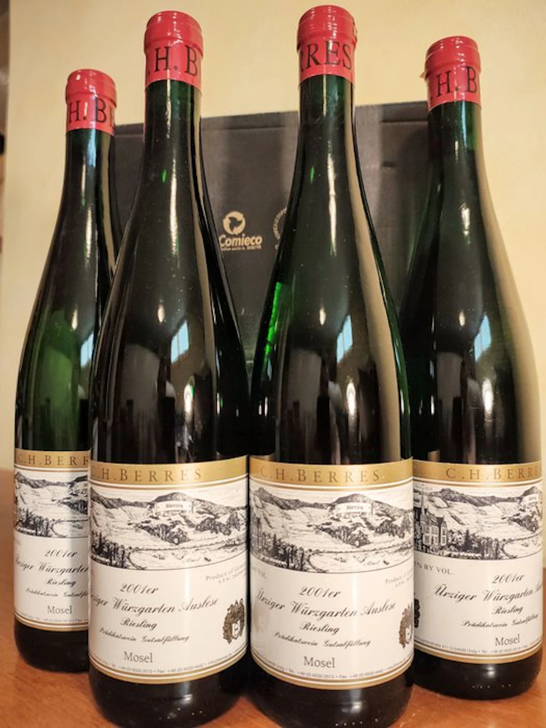 2001 C.H Berres Riesling Urziger Wurzgarten - Mosel Auslese - 4 Bottles (0.75L)