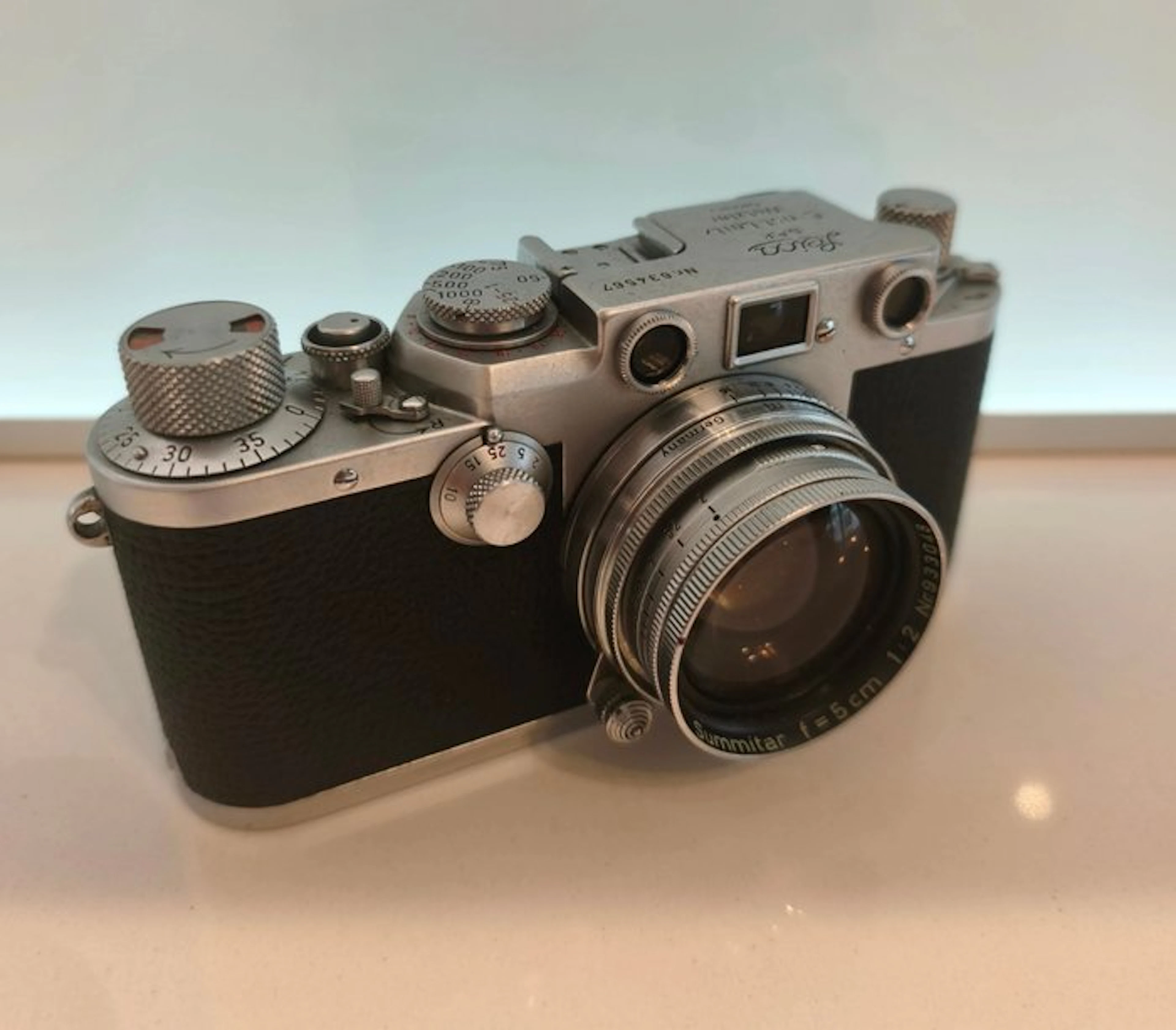 Leica IIIf Red Dial (1952–1953) - Leitz Summicron 50mm...