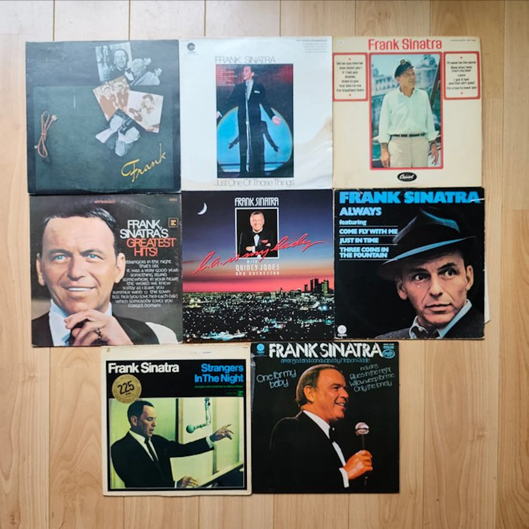 Frank Sinatra - 9 x albums - Multiple titles - LP albums...