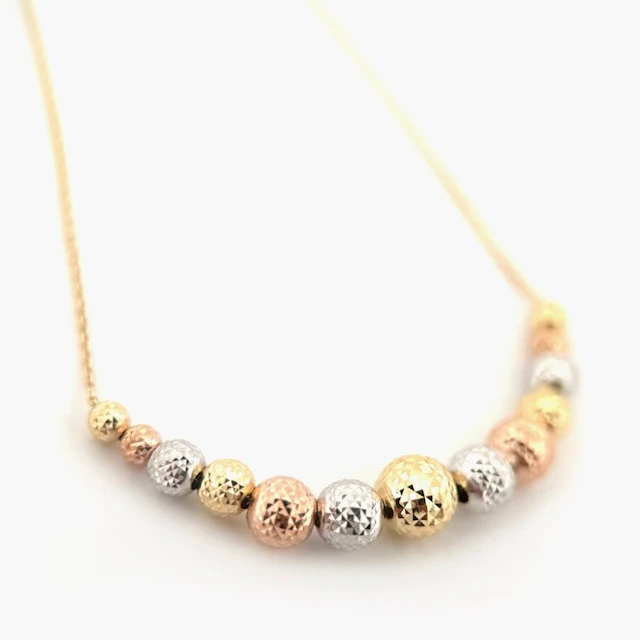 Necklace - 18 kt. Yellow gold, White gold, Rose gold - Gold Art