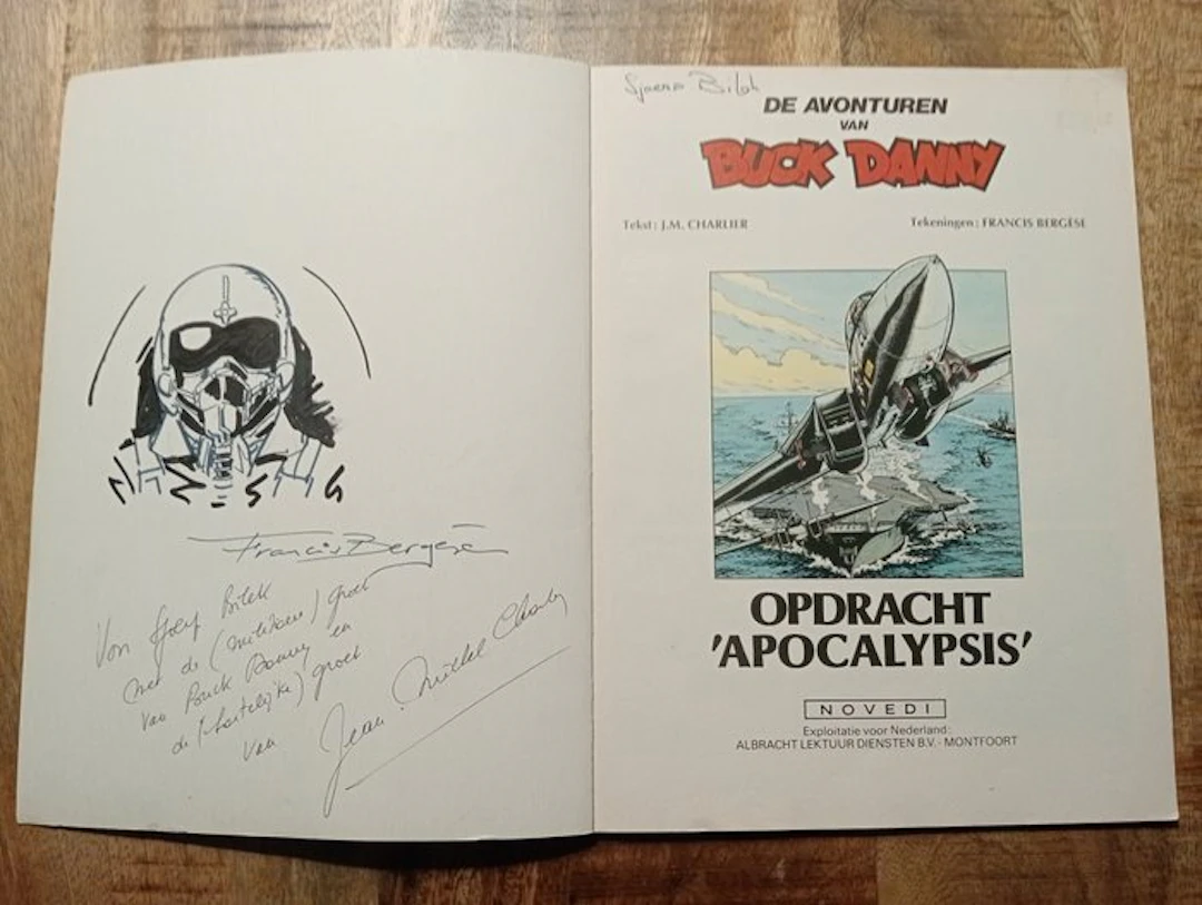 Buck Danny 41 - Opdracht 'Apocalypsis' - opdrachttekening...