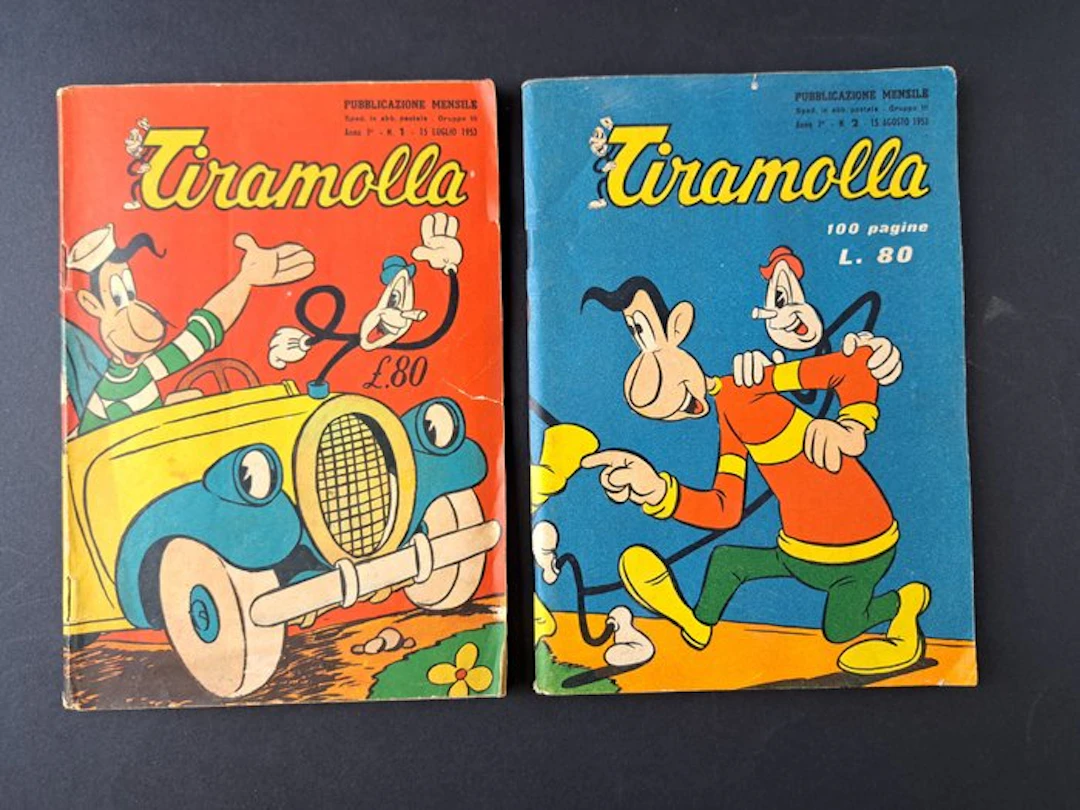 Tiramolla I Primi 2 Numeri - 2 Comic - First edition - 1953