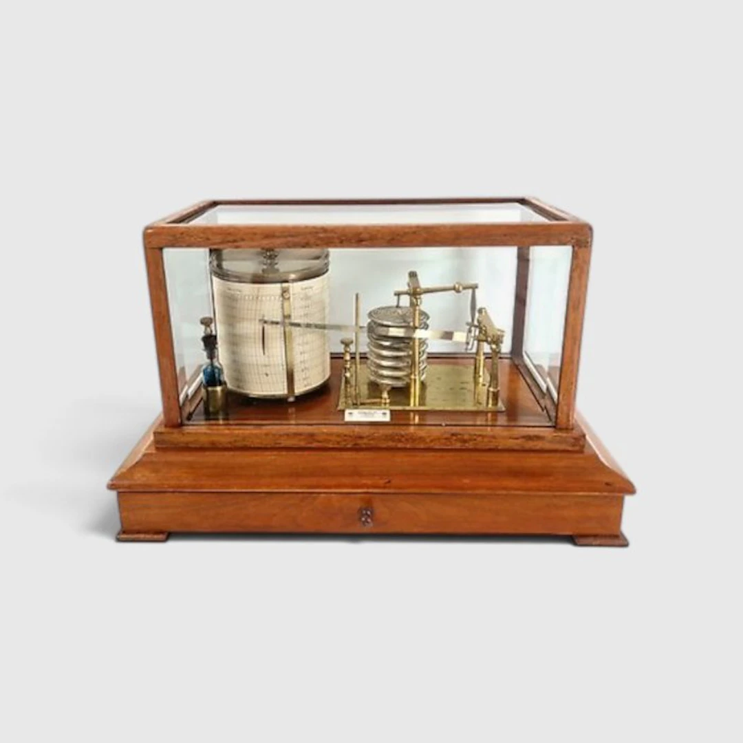 Harrolds Londres - Barograph - Walnut