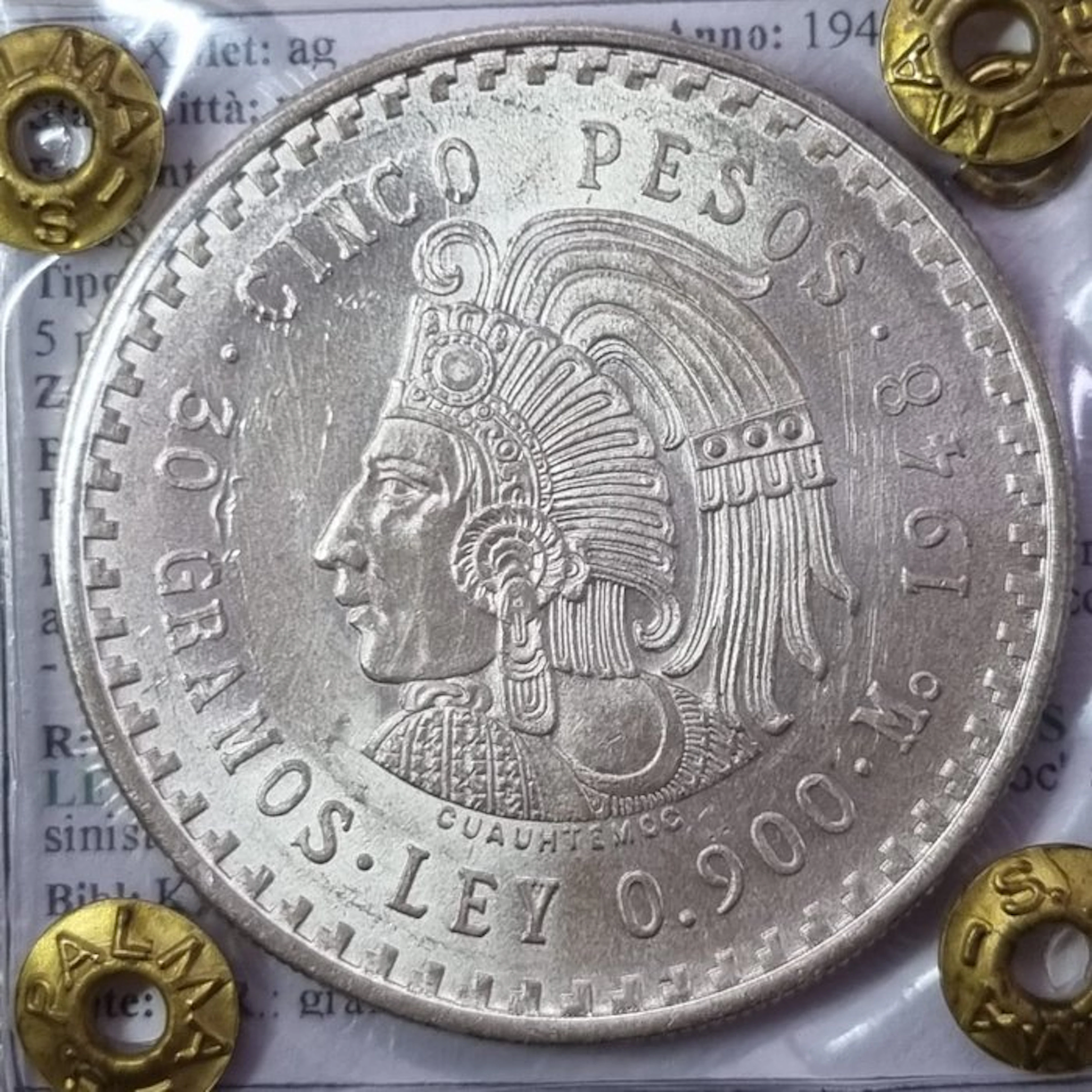 Mexico. Republic. 5 Pesos 1948 (No reserve price)