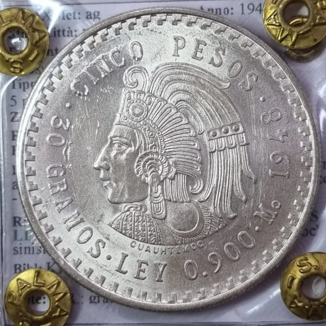 Mexico. Republic. 5 Pesos 1948 (No reserve price)
